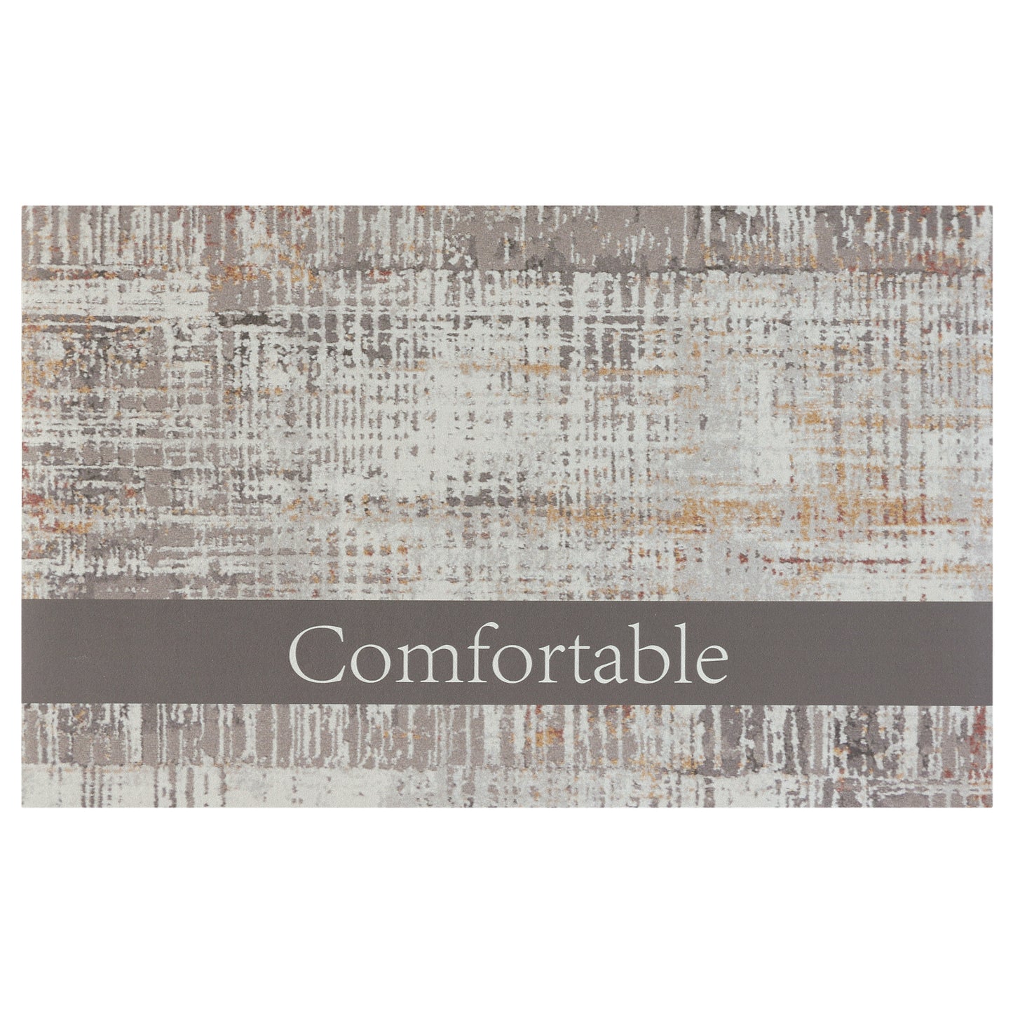 Letter Pattern Kitchen Mat 1 Piece Waterproof Anti Slip Kitchen Rug Comfort Standing Mats