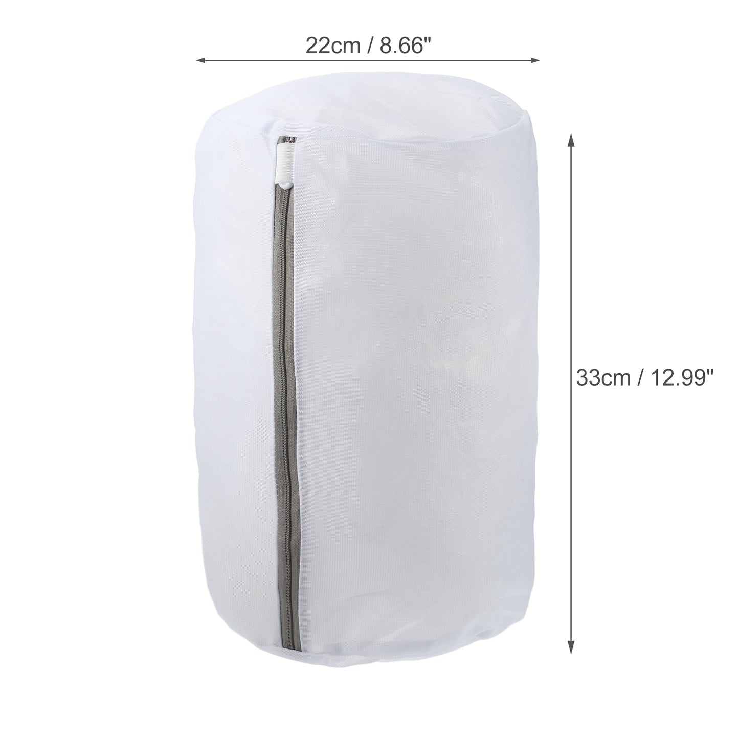 Thickened Mesh Laundry Bags Laundry Wash Bag for Bathroom 12.99"x8.66" White
