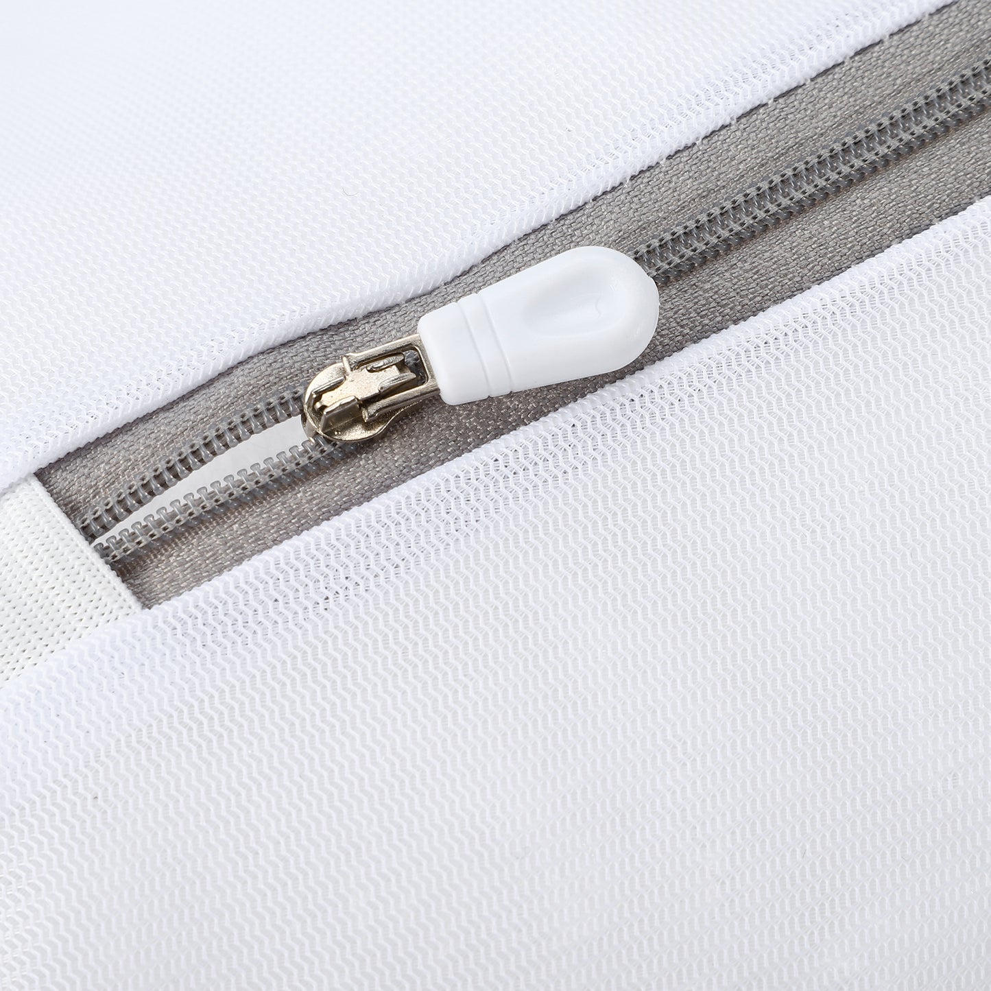 Thickened Mesh Laundry Bags Laundry Wash Bag for Bathroom 12.99"x8.66" White