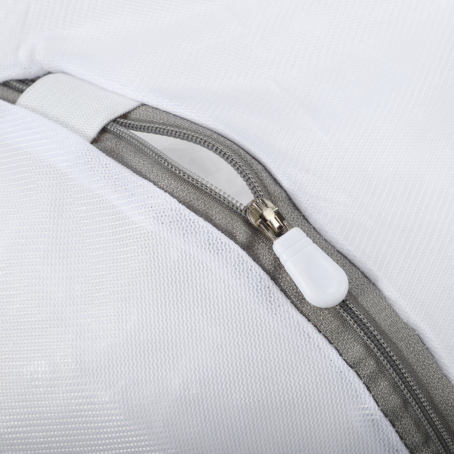 Thickened Mesh Laundry Bags Laundry Wash Bag for Bathroom 9.84"x9.84" White