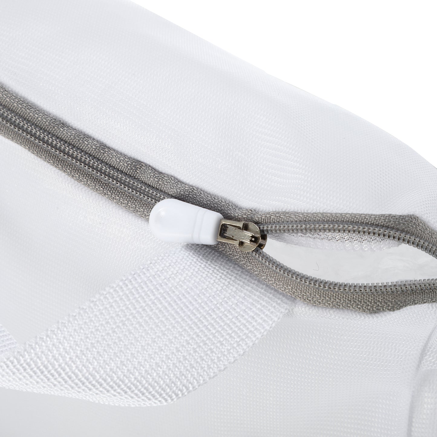 Portable Laundry Bag for Laundry Room 11.81"x3.15"x15.75" White Gray