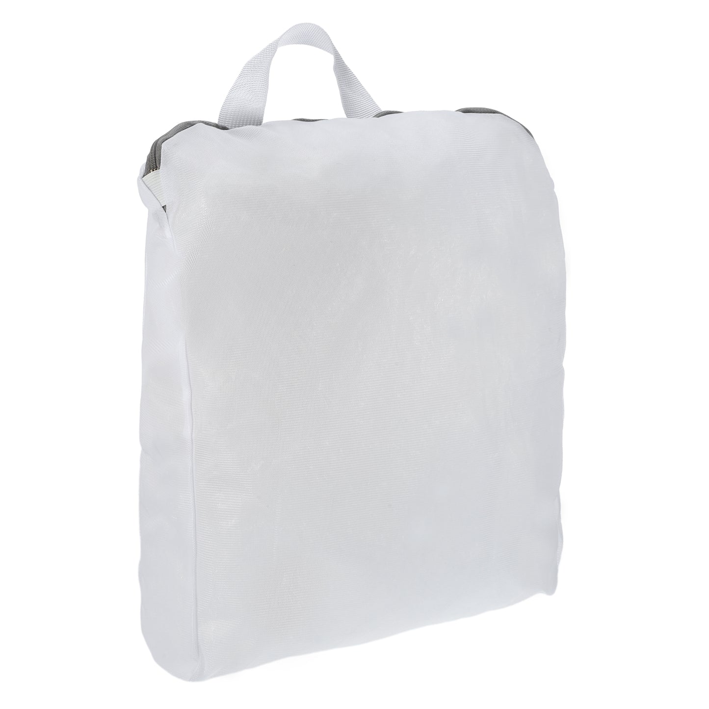 Portable Laundry Bag for Laundry Room 11.81"x3.15"x15.75" White Gray