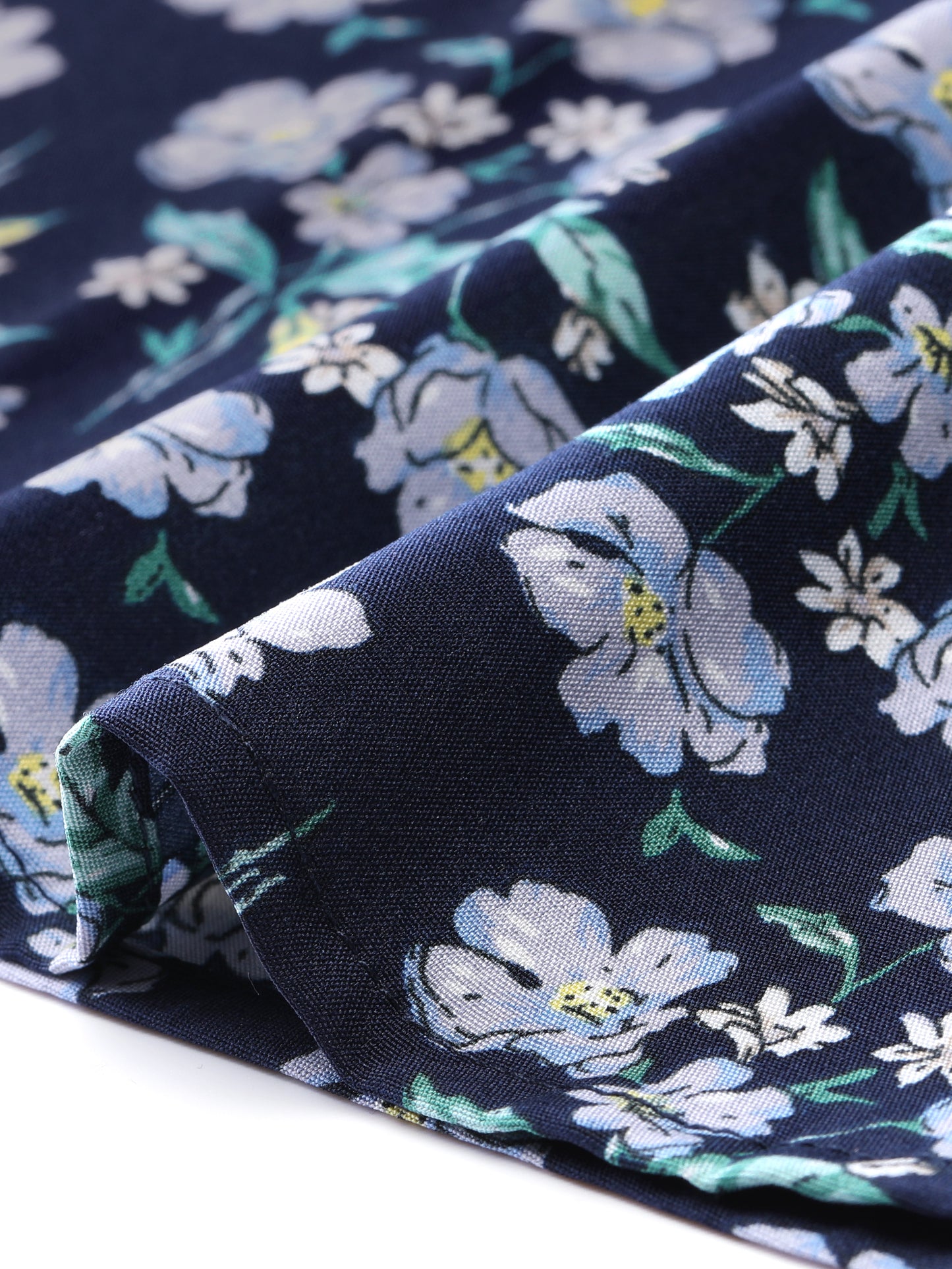 Falda floral de verano de corte A hasta la rodilla para mujer