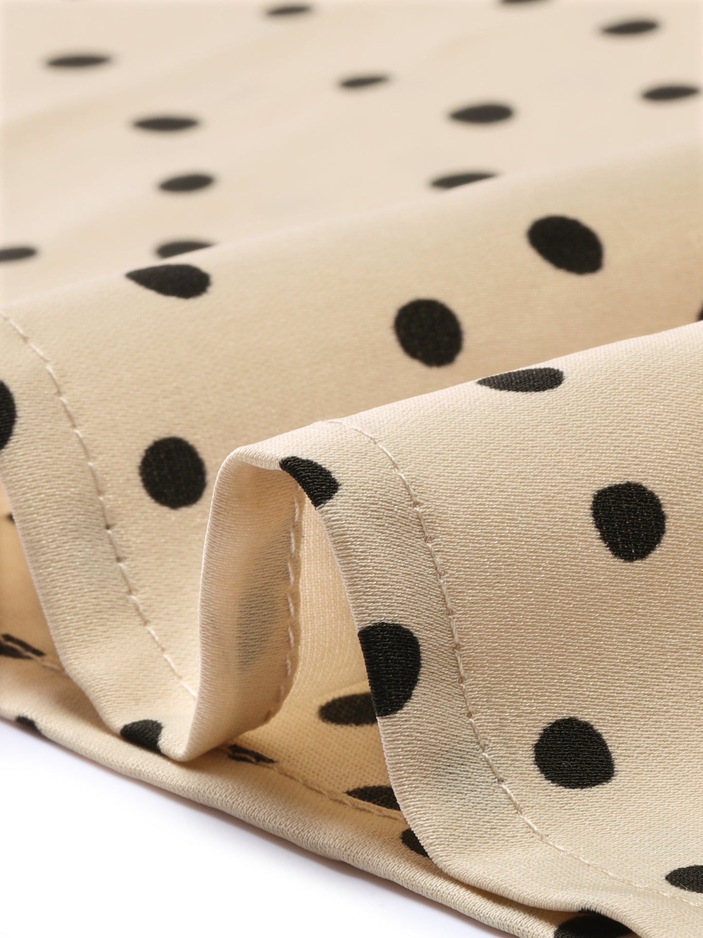 Women's Plus Size Polka Dots Summer V Neck Tie Neck Sleeveless Blouse Work Tank Top