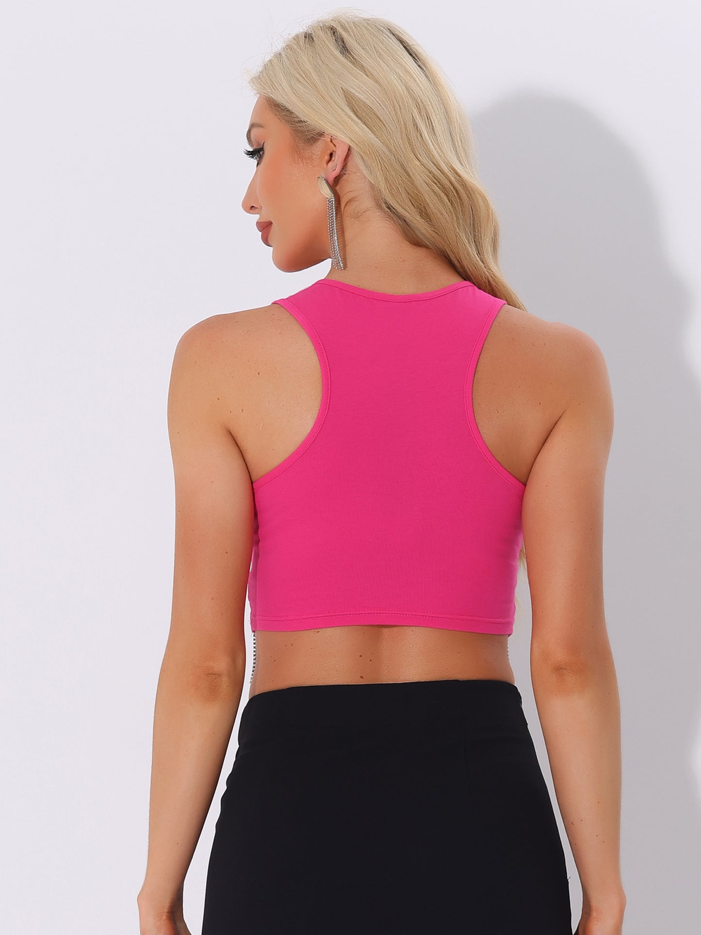 Women's Sleeveless Summer Crop Tank Top