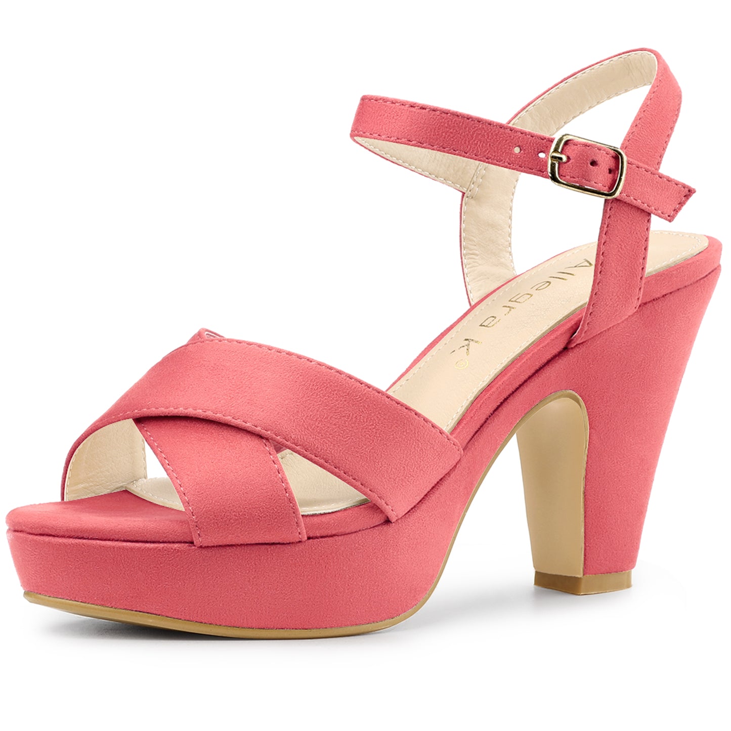 Women's Platform Chunky Heel Slingback Sandals