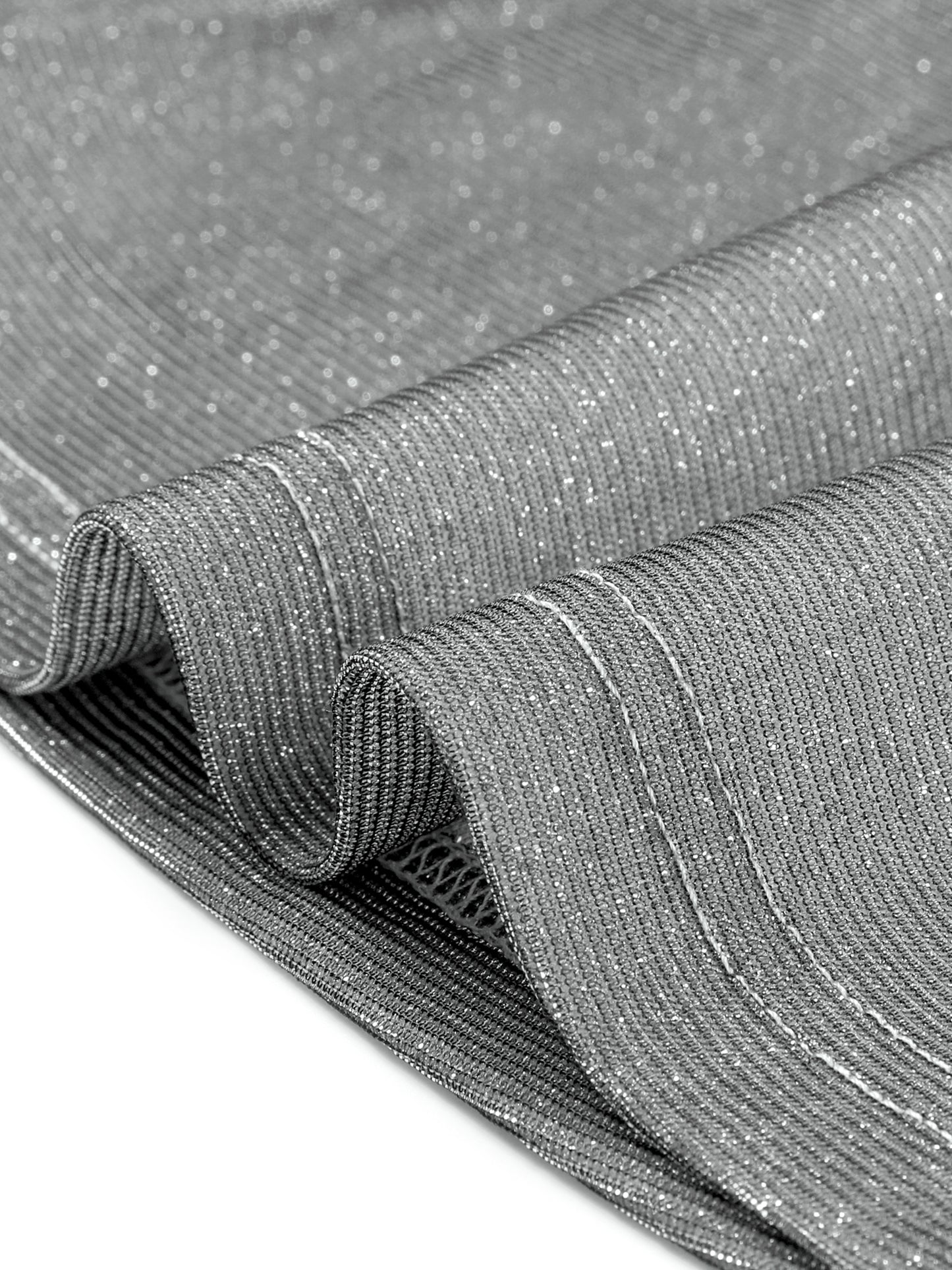 Women Plus Size Metallic Sparkly Pants High Waist Wide Leg Pants Palazzo Trousers Clubwear