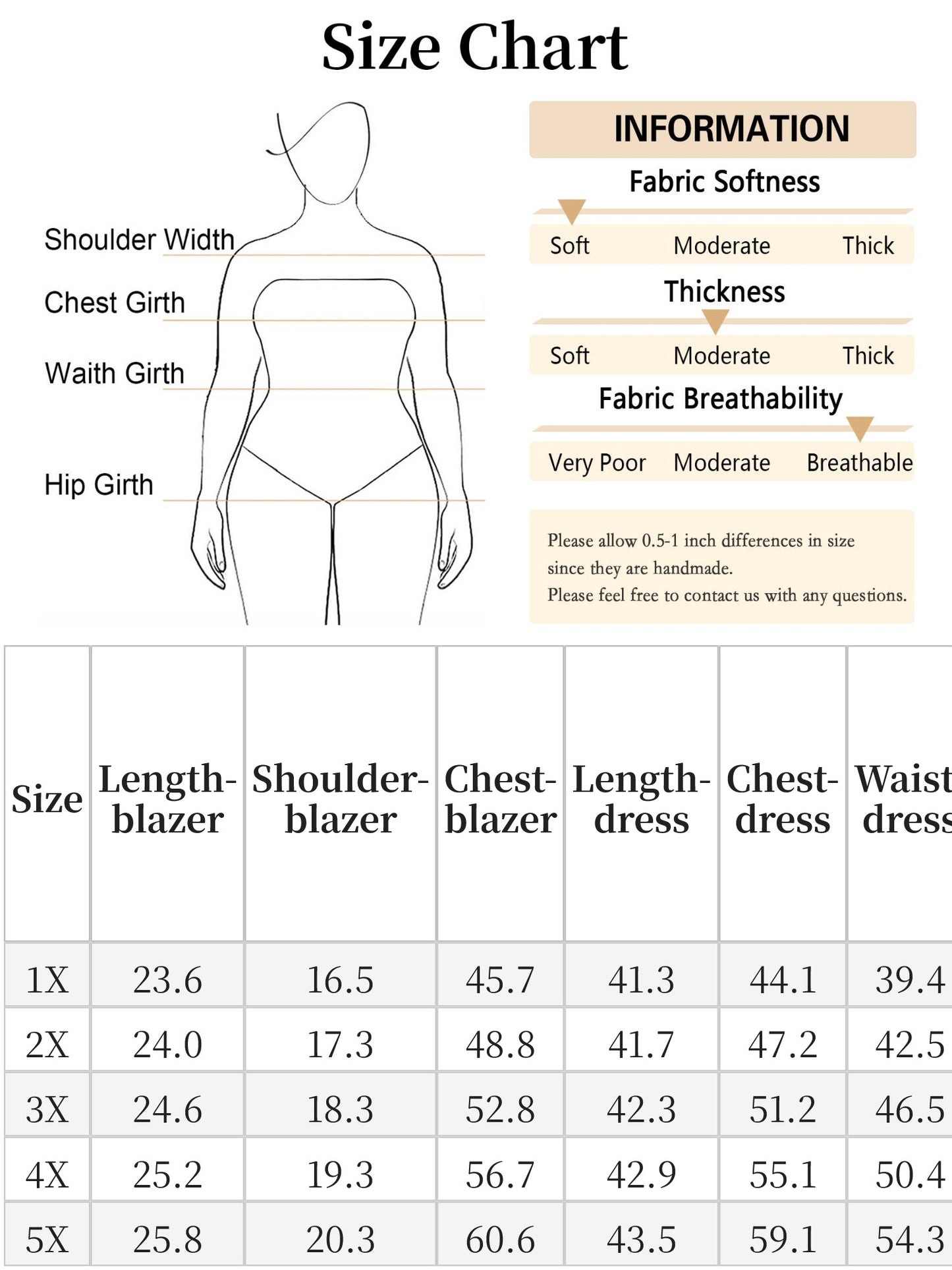Women Plus Size Suit Two Piece Outfit Blazer Jacket and Sleeveless Dress Business Casual Set