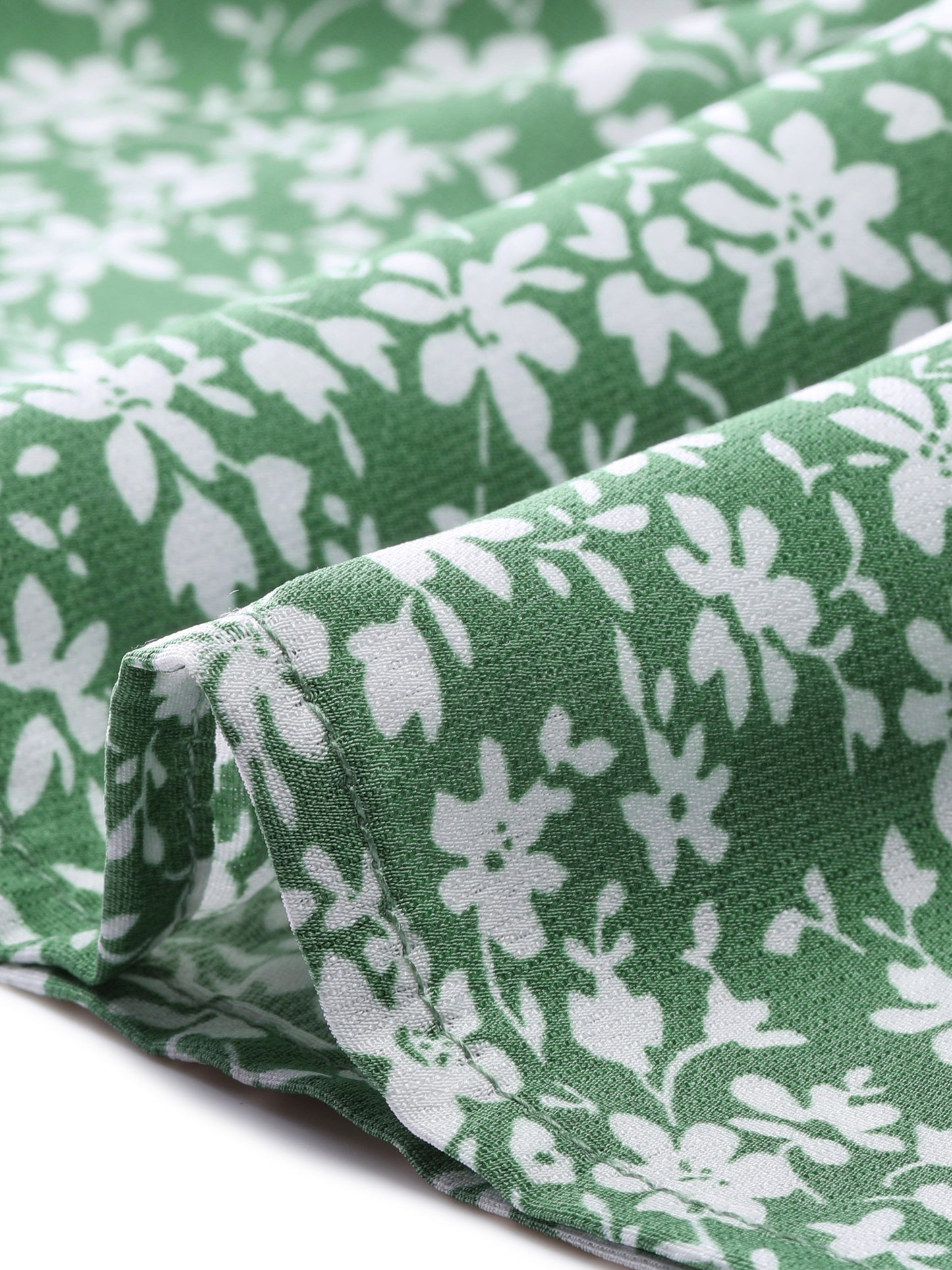 Women Plus Size Dress Ruffle Short Sleeve Flared Flowy Smock Floral Print Dress