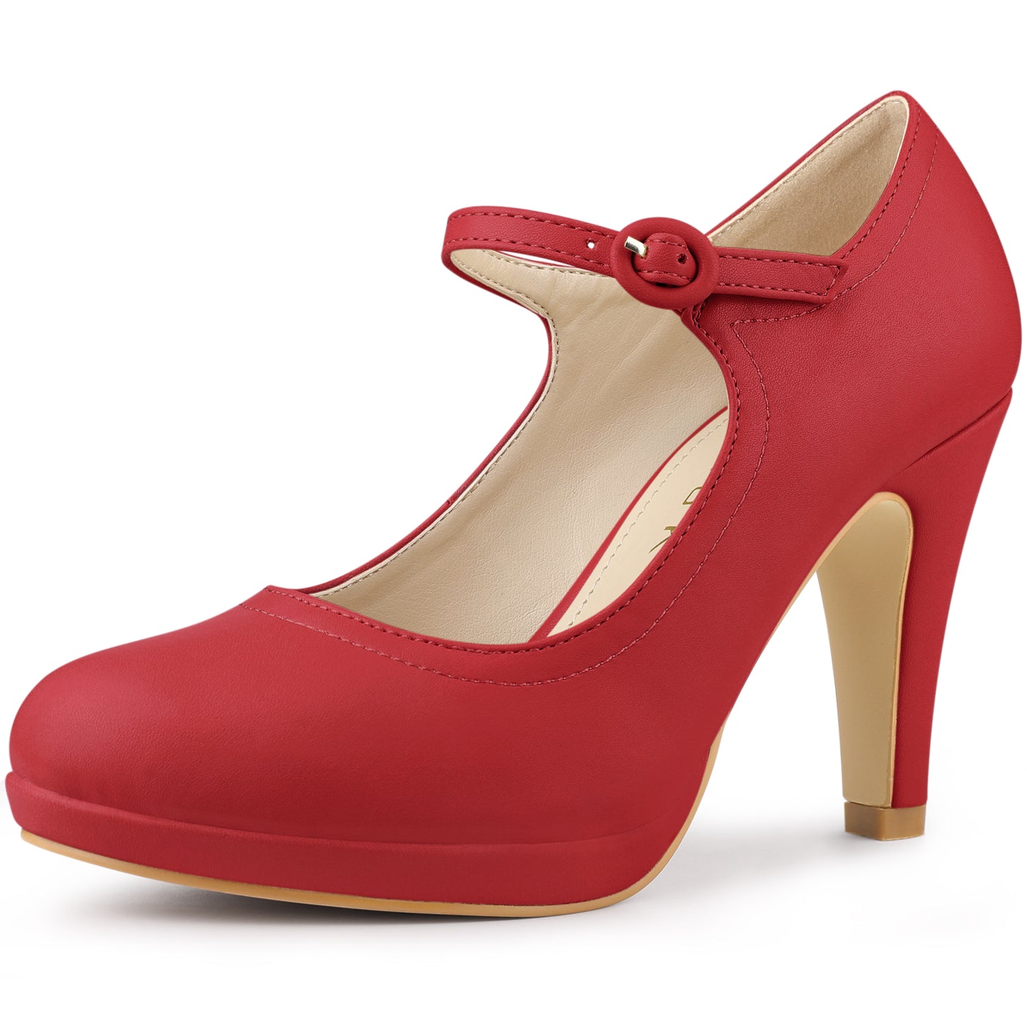 Women's Platform Ankle Strap Chunky Heel Sandals Pumps