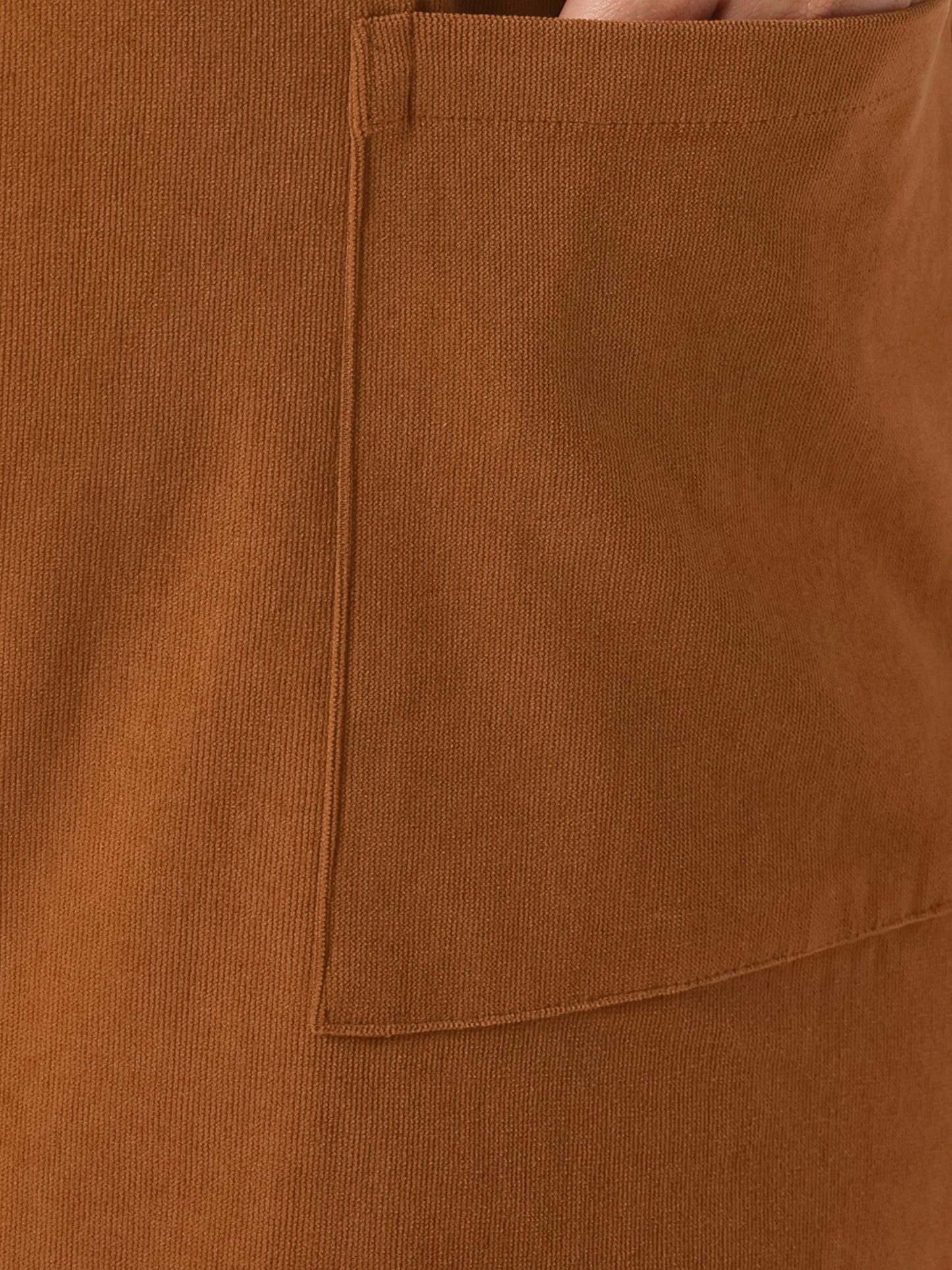 Mono de pana de talla grande para mujer, con tirantes ajustables y bolsillos