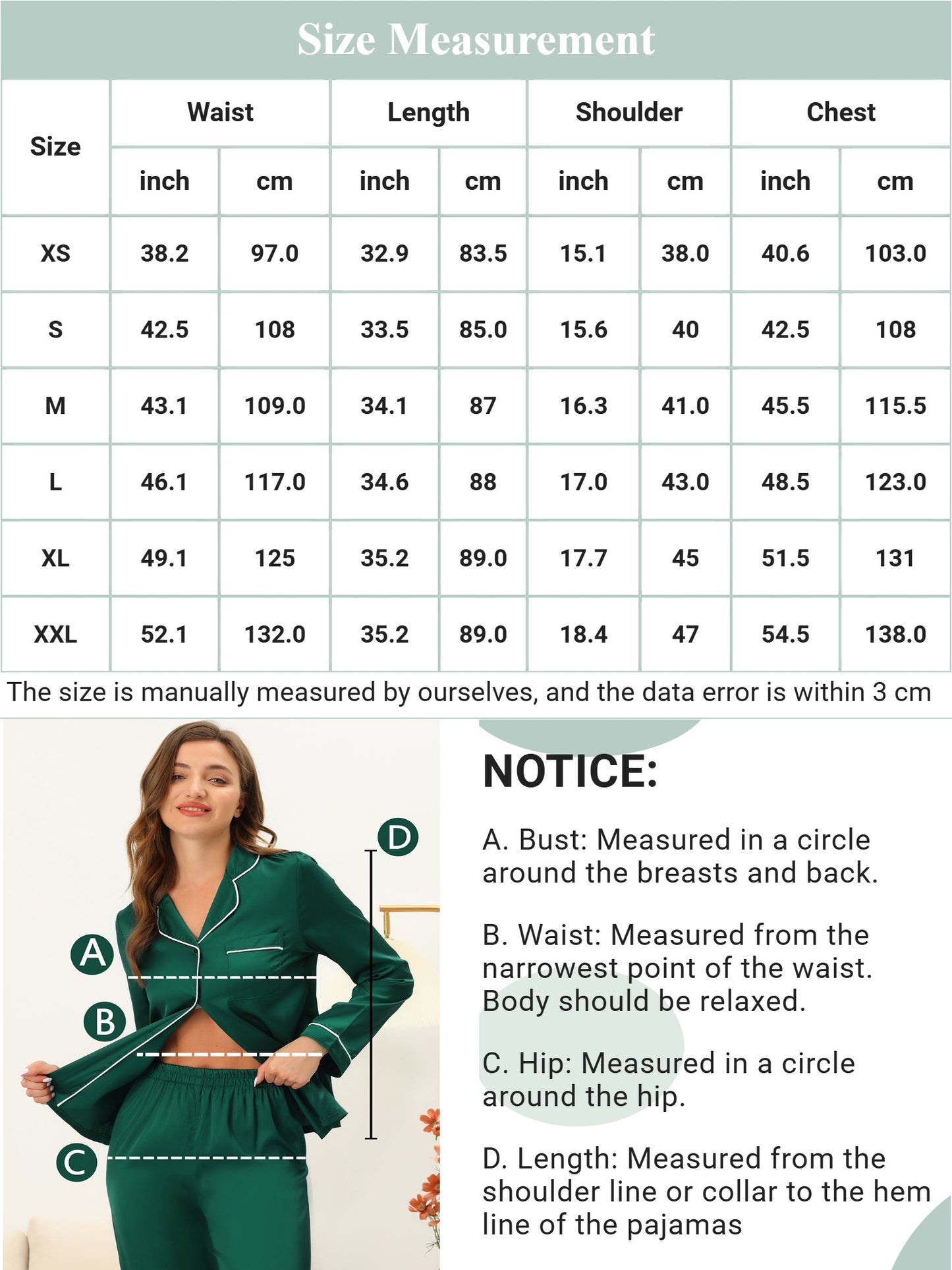 Women's Sleepshirt Long Sleeve Shirt Button Down Loungewear Sleepwear