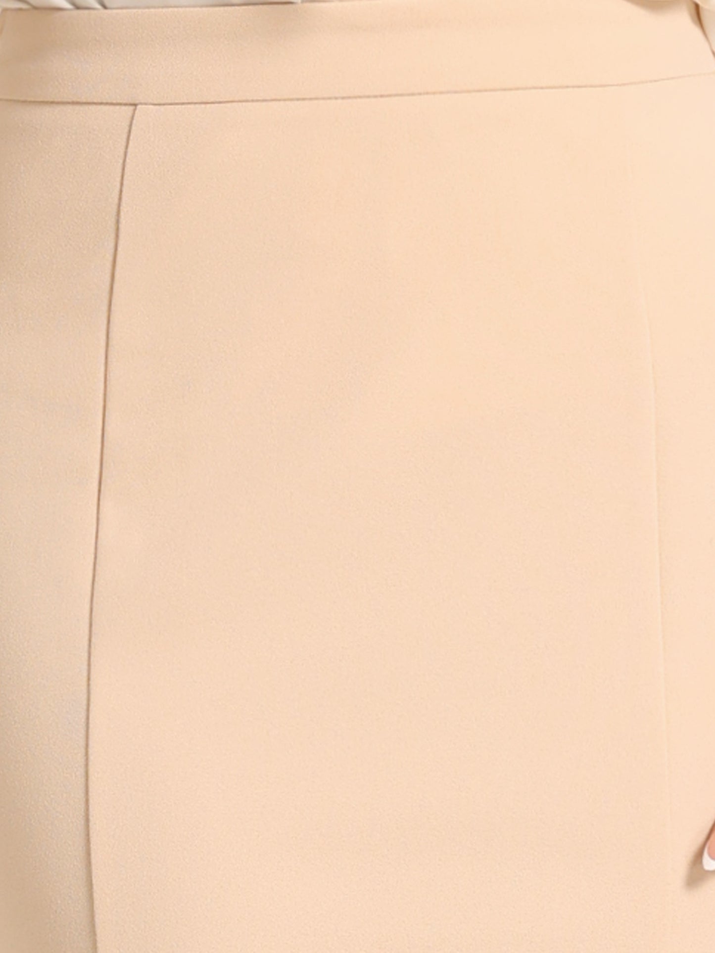 Women's Bodycon Skirt High Waist Ruffle Hem Fishtail Mermaid Midi Skirt