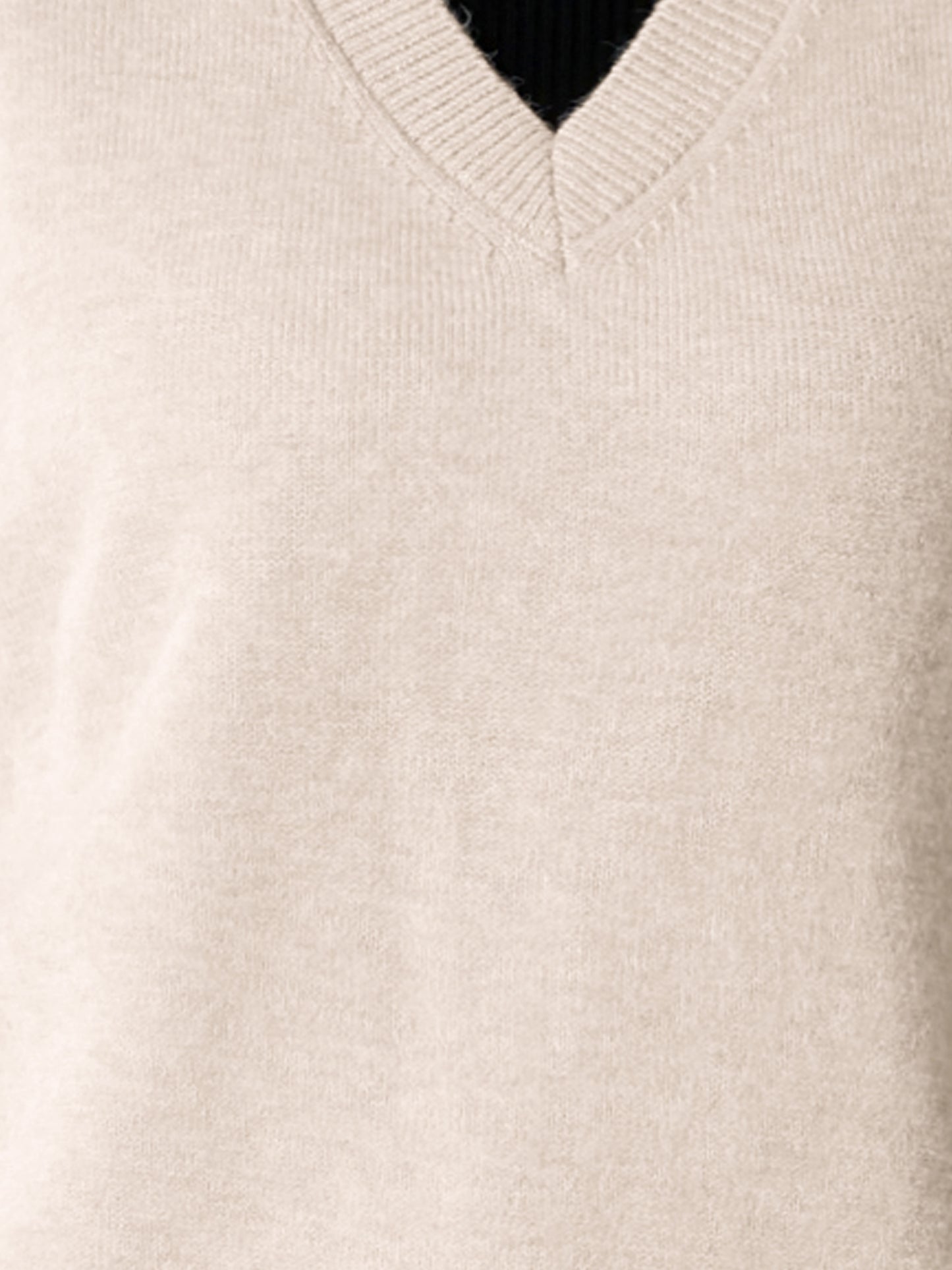 Women's Sleeveless Ribbed V Neck Pullover Knit Sweater Vest
