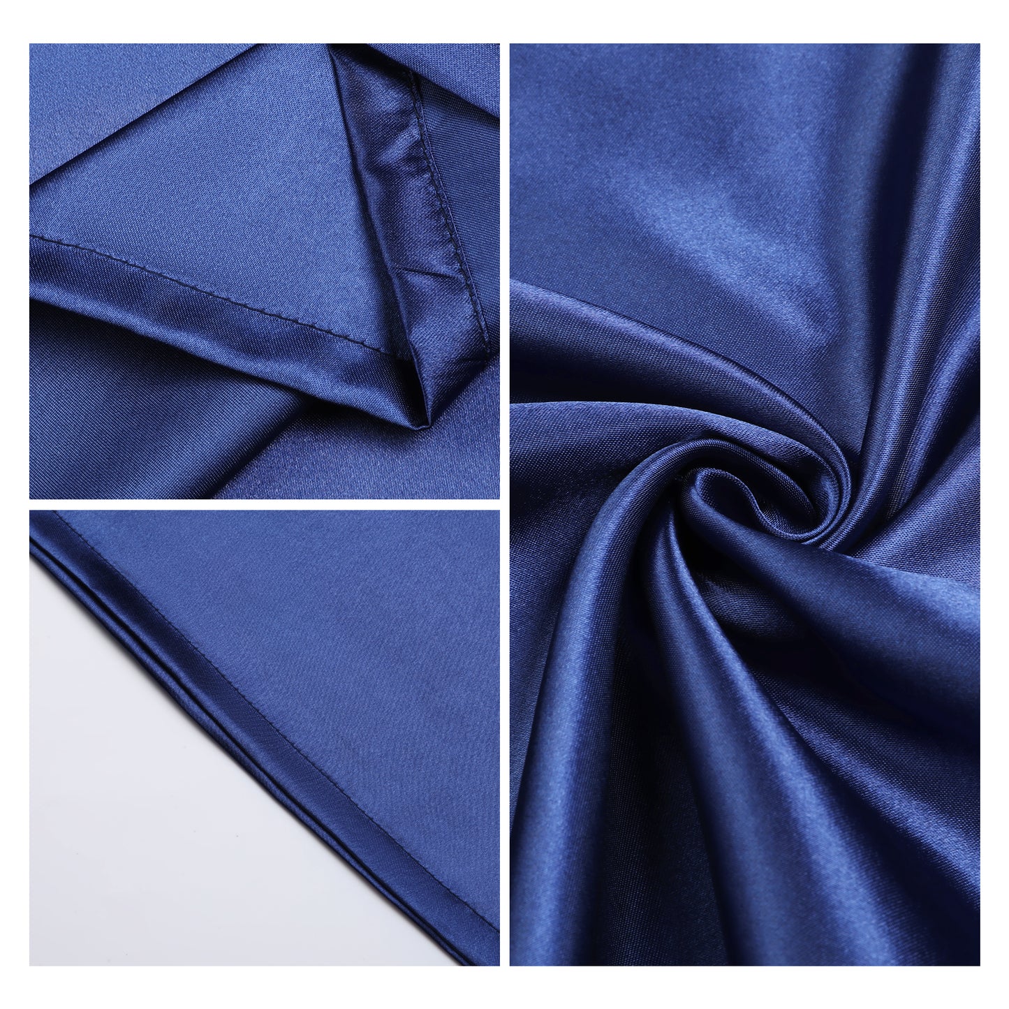 Satin Pillow Cases with 1 Pcs for Hair and Skin Breathable, Covers with Envelope Closure