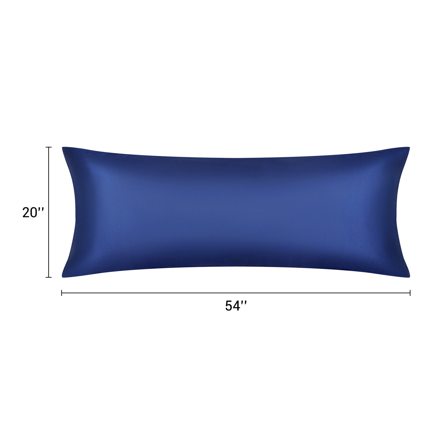 Satin Pillow Cases with 1 Pcs for Hair and Skin Breathable, Covers with Envelope Closure