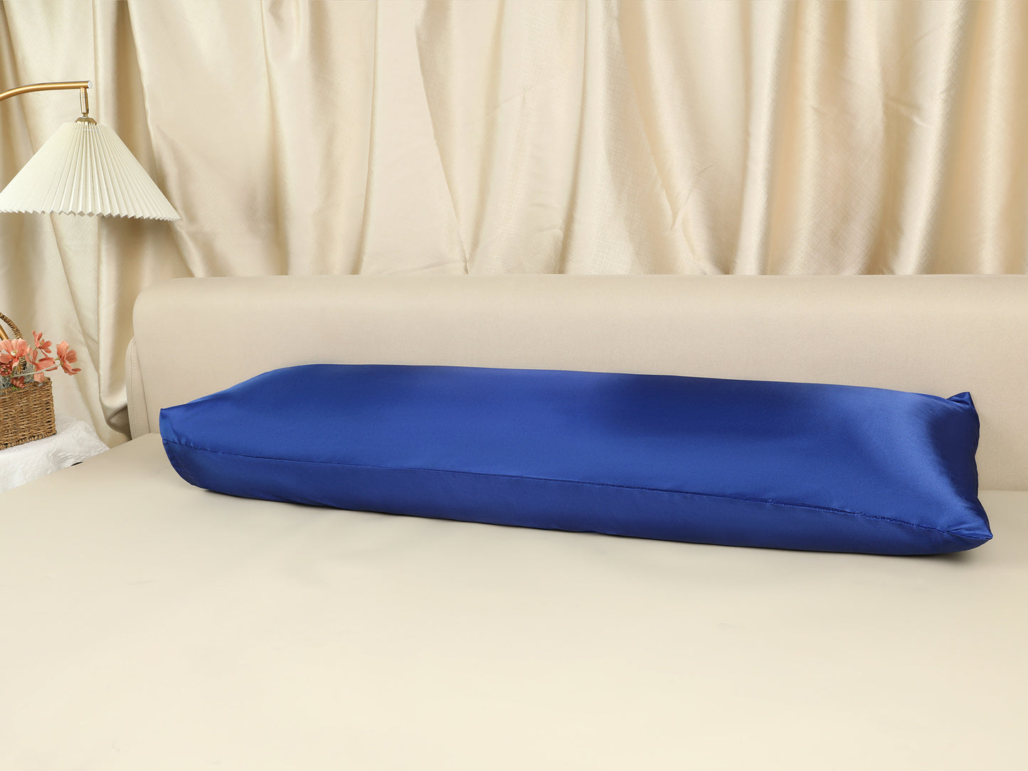 Satin Pillow Cases with 1 Pcs for Hair and Skin Breathable, Covers with Envelope Closure