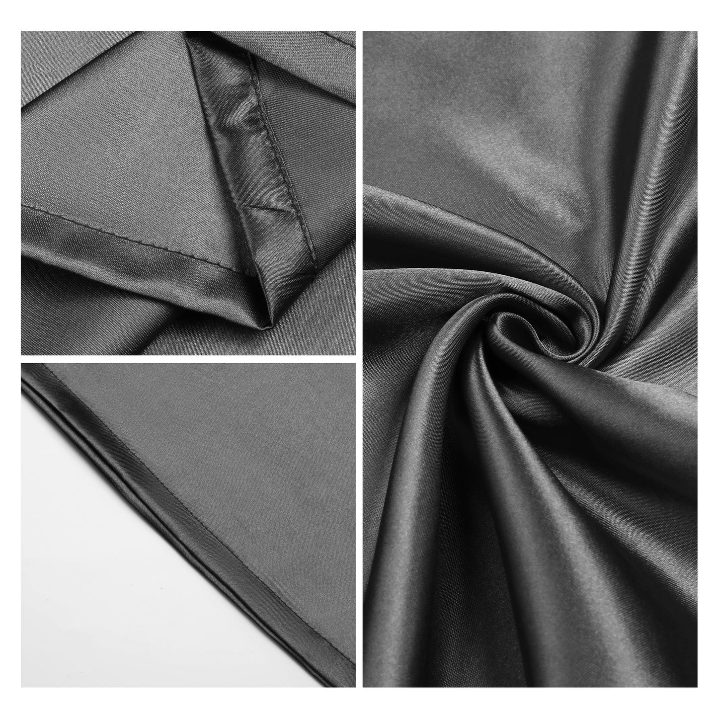 Satin Pillow Cases with 1 Pcs for Hair and Skin Breathable, Covers with Envelope Closure