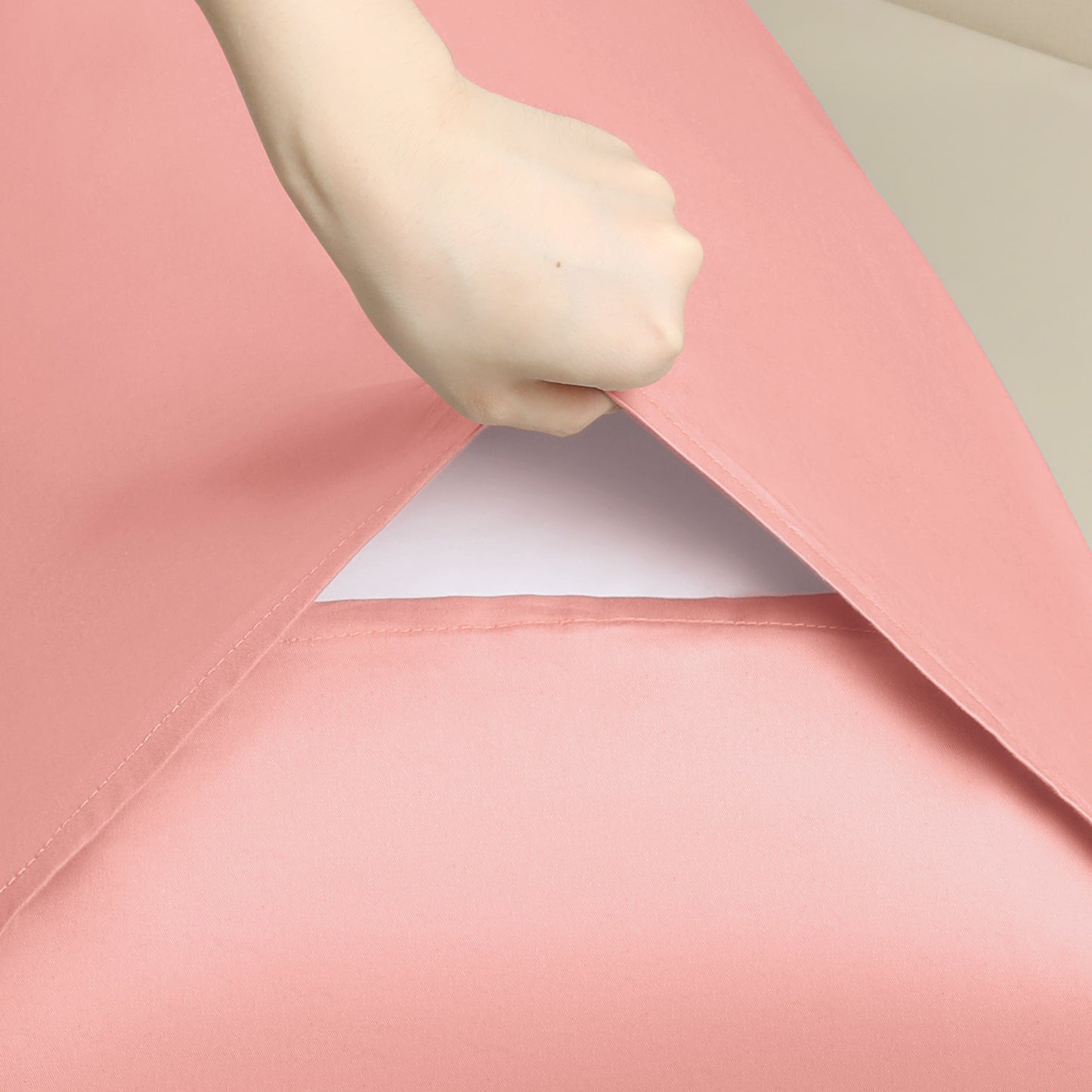 Cotton Pillow Cases, Cooling Pillow with 1 Pcs Covers with Envelope Closure