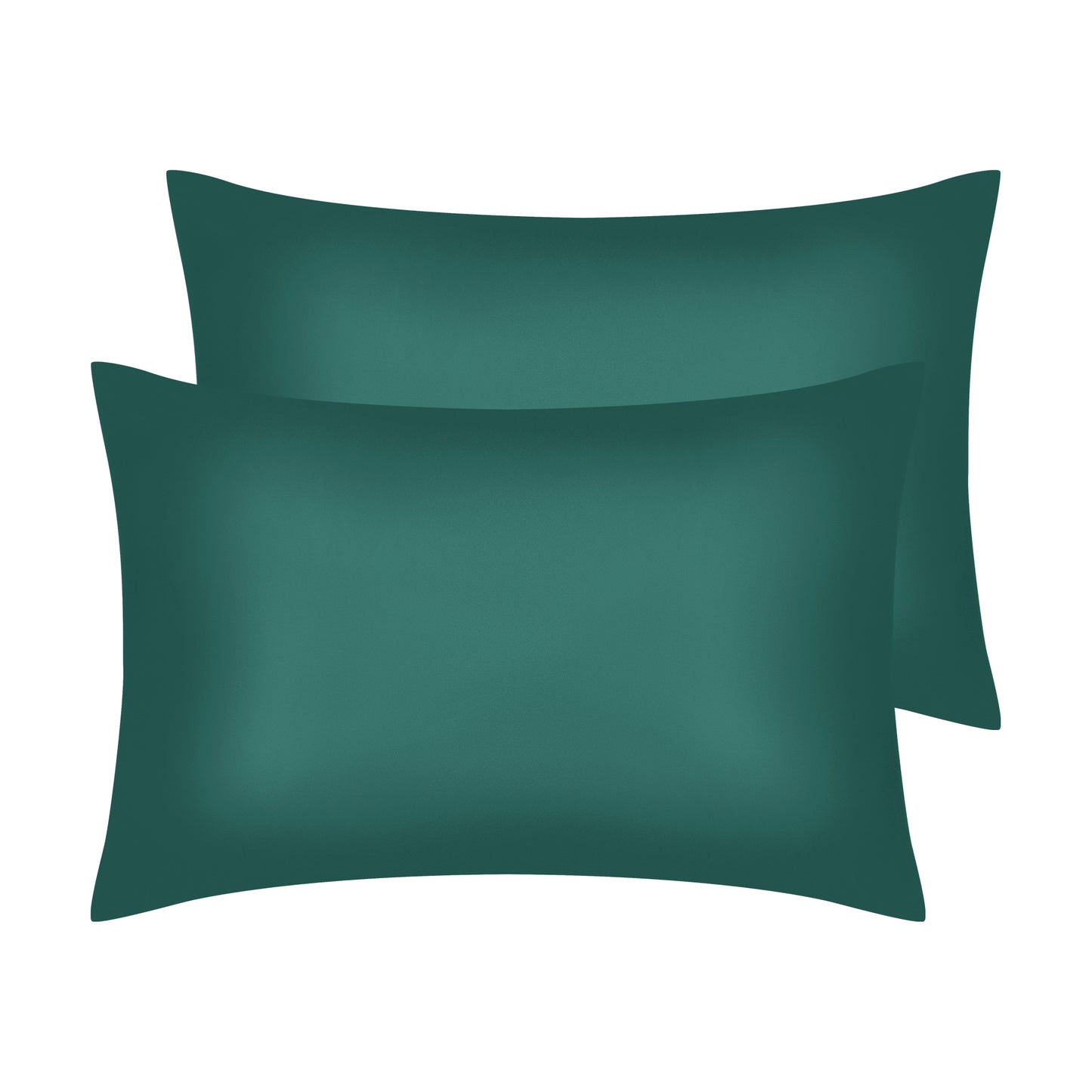 Satin Pillow Cases for Hair and Skin, Cooling Pillow Covers Set of 2 with Envelope Closure