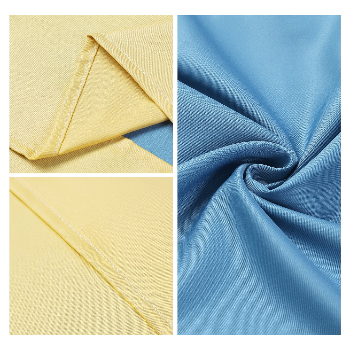 Pillow Cases Set of 2, Soft Satin Polyester Cooling Pillow Covers with Envelope Closure