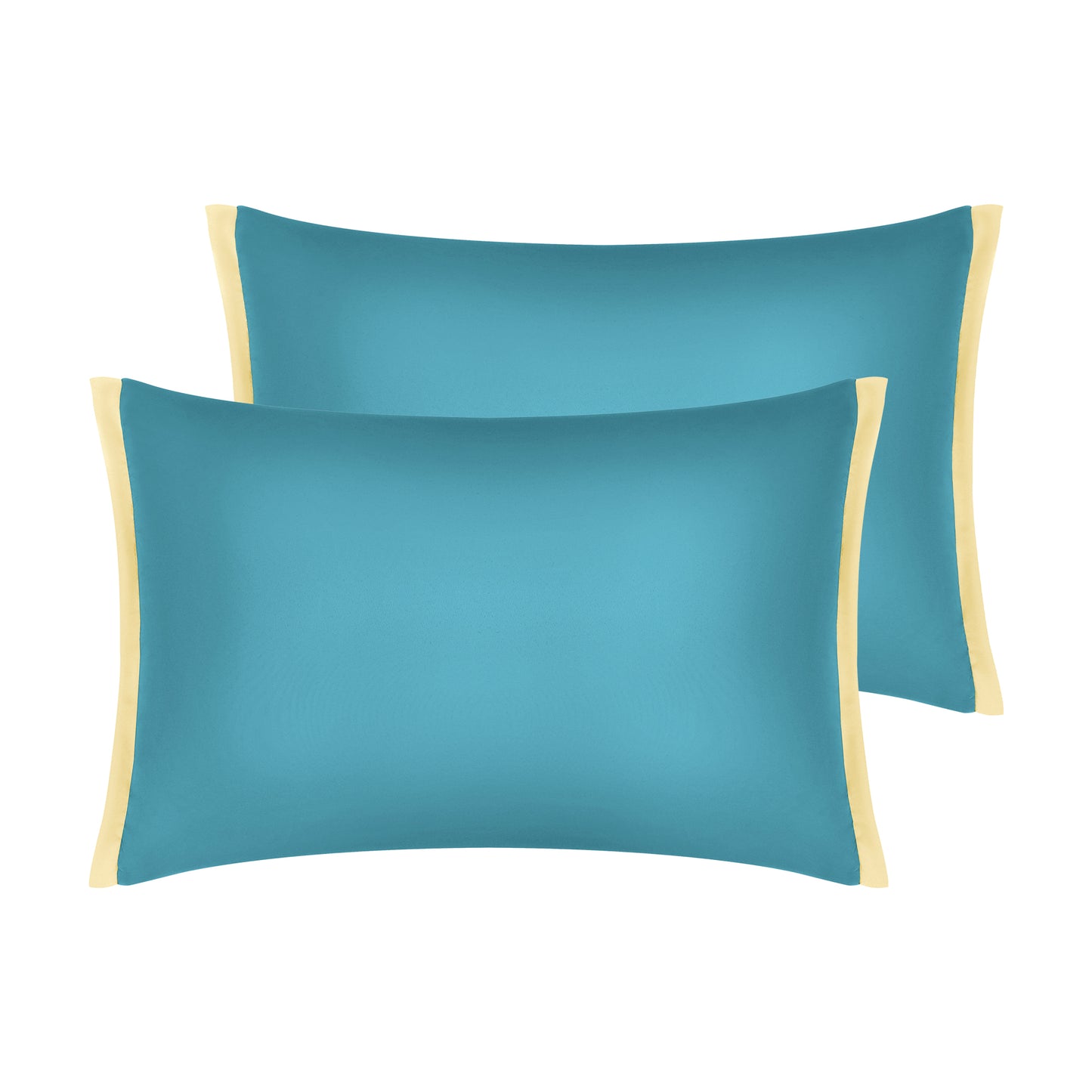 Pillow Cases Set of 2, Soft Satin Polyester Cooling Pillow Covers with Envelope Closure