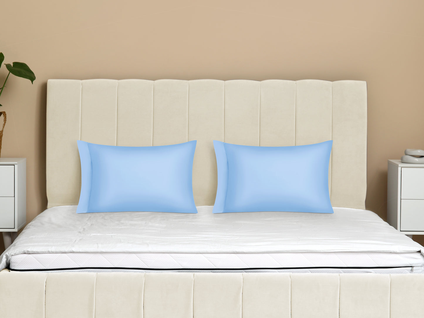 Pillow Cases, Soft Cooling Pillow Covers Set of 2 with Envelope Closure