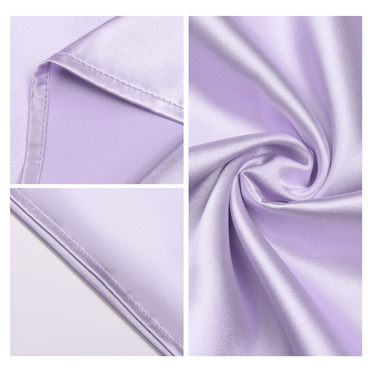 Breathable Pillow Case with Envelope, 1 Pcs with Satin Pillowcases for Hair and Skin
