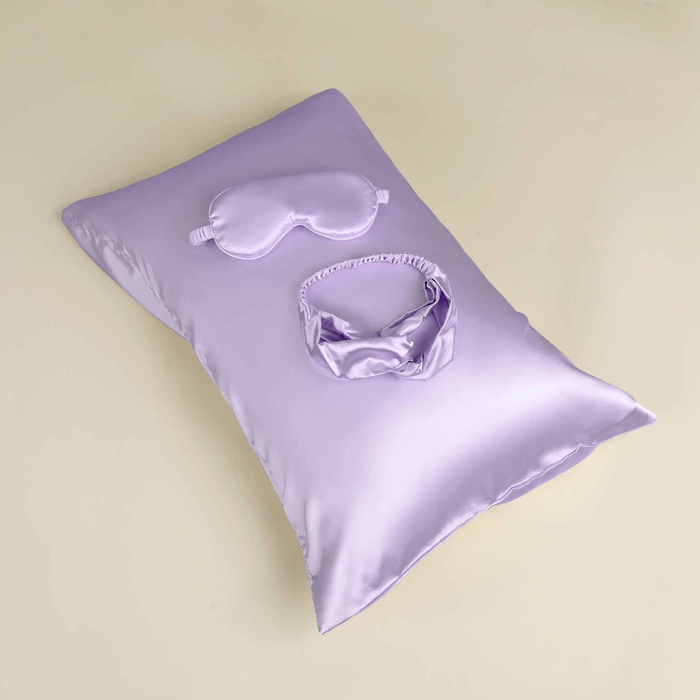 Breathable Pillow Case with Envelope, 1 Pcs with Satin Pillowcases for Hair and Skin