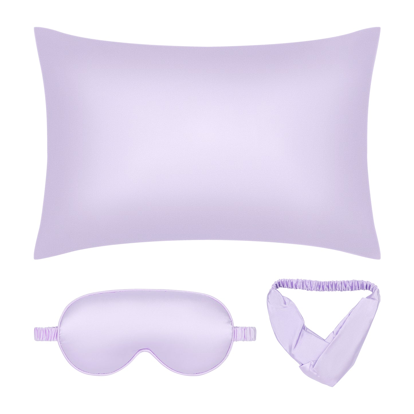 Breathable Pillow Case with Envelope, 1 Pcs with Satin Pillowcases for Hair and Skin