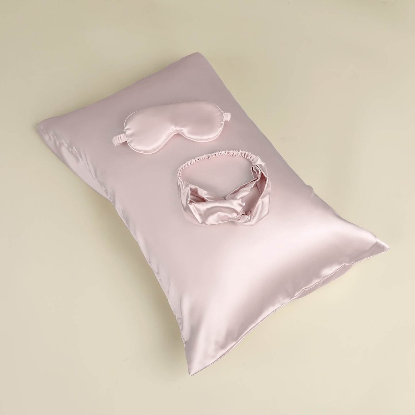 Breathable Pillow Case with Envelope, 1 Pcs with Satin Pillowcases for Hair and Skin