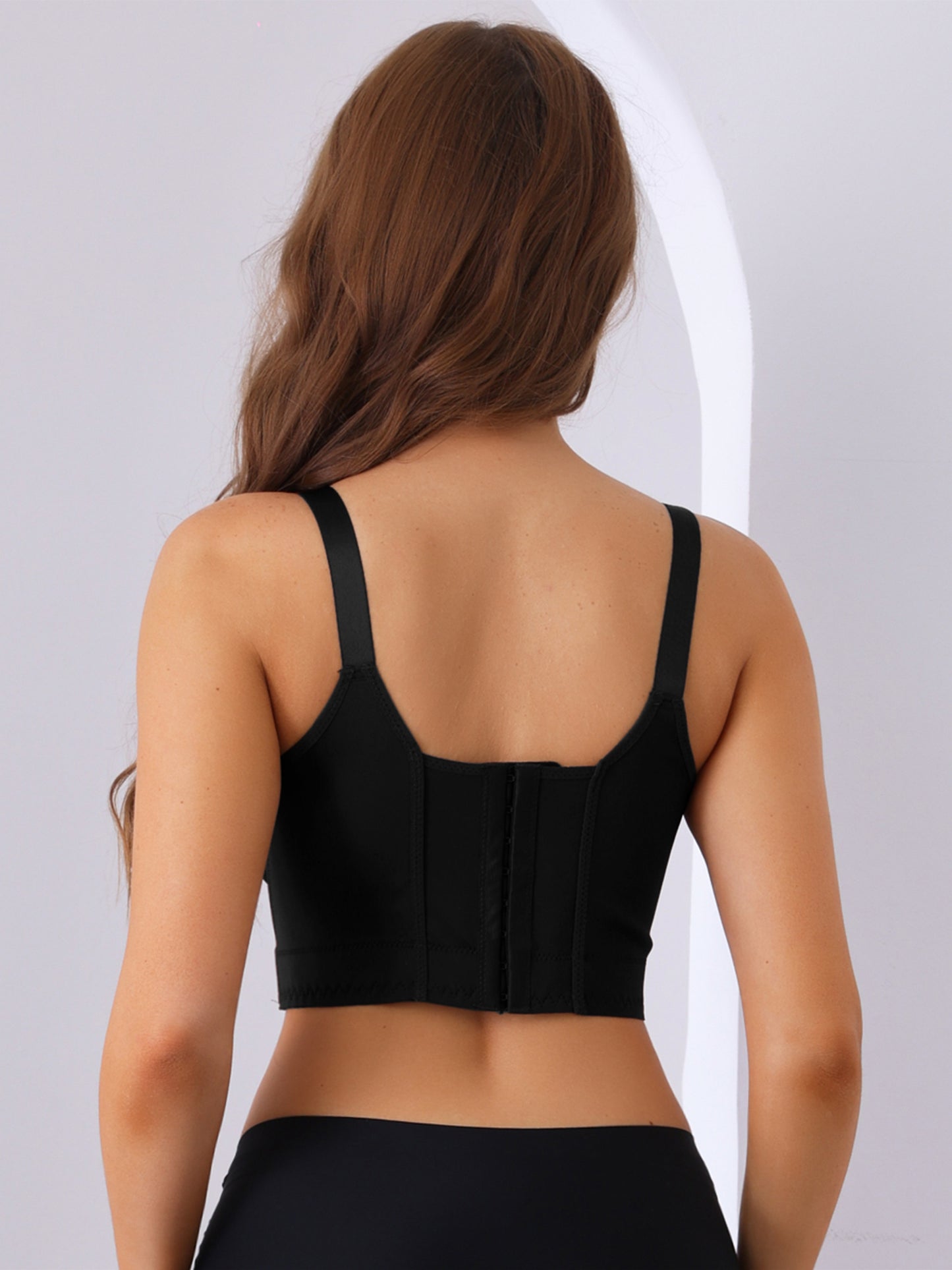 Women's Deep V-Neck Adjustable Straps Underwire Bra Push-Up Underwear