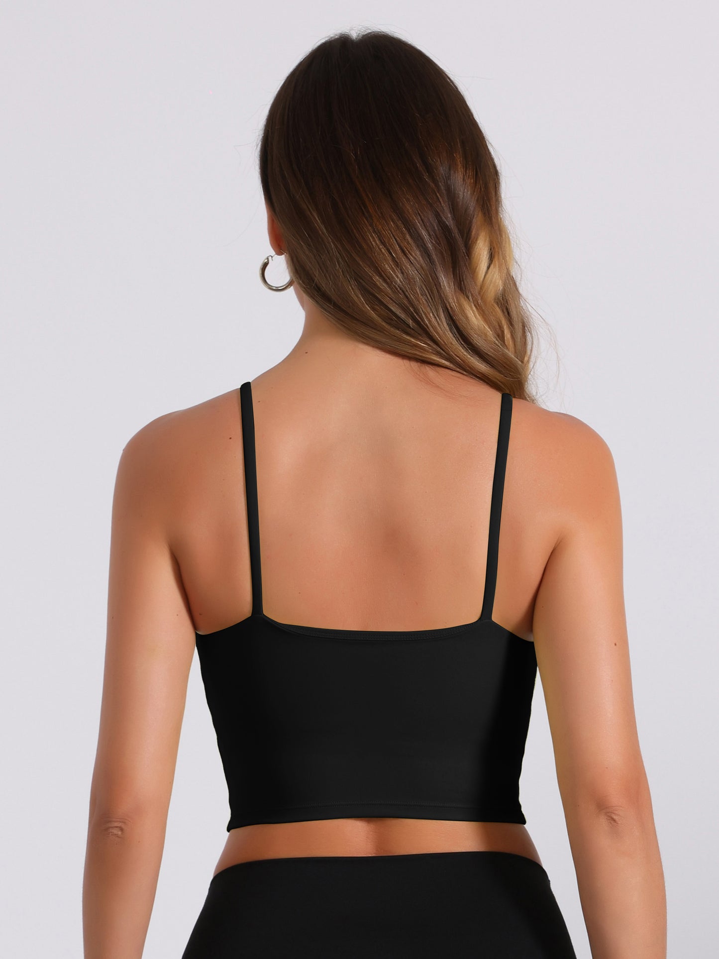 Women's Camisole Built-in Bra Padded Workout Basic Invisible Tank Top