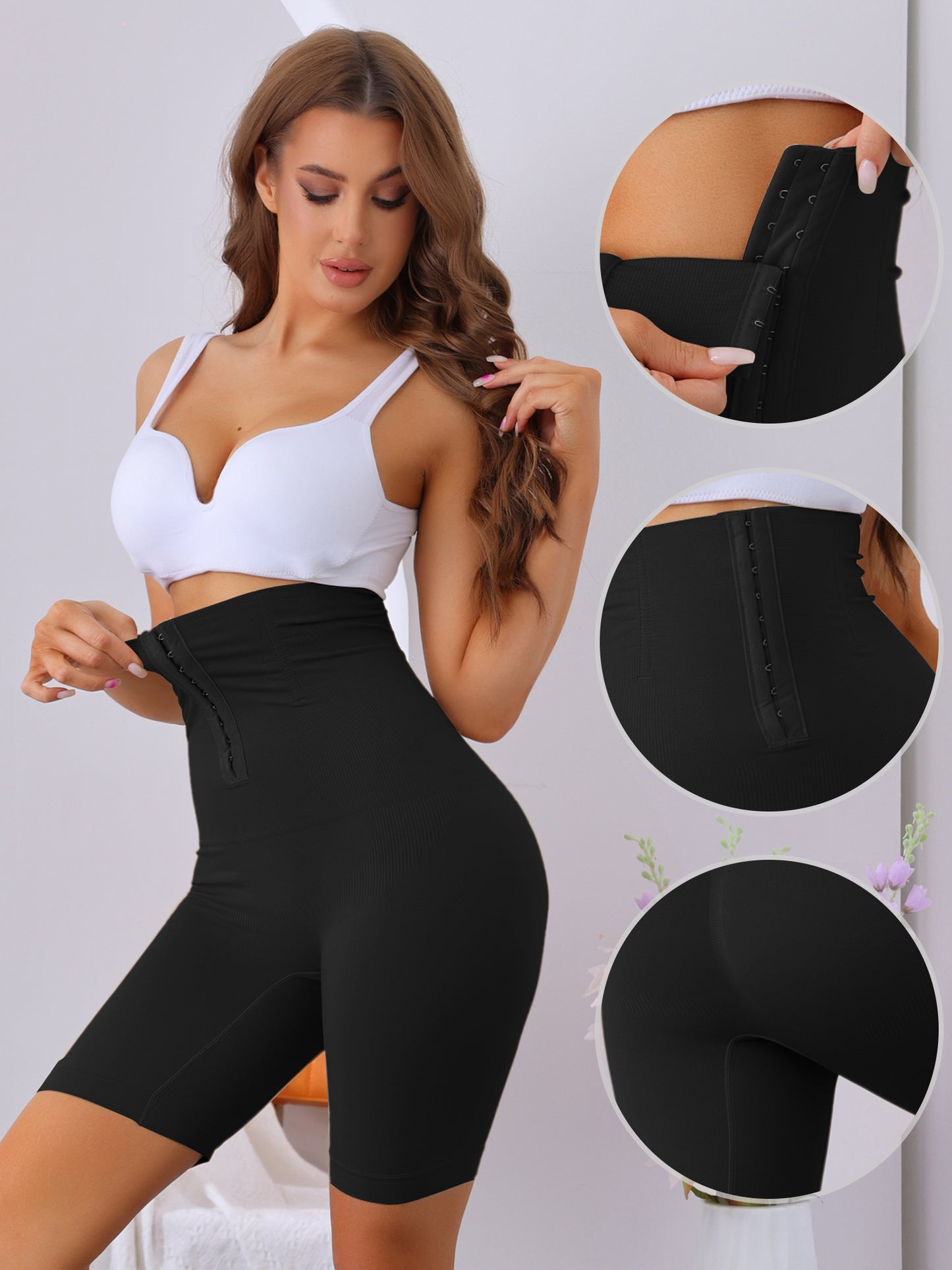 Women's Flatten Tummy High Waist Control Panties Butt Lifter Thigh Slimmers