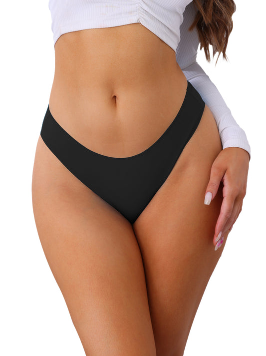 Culotte taille basse échancrée pour femme, sous-vêtement respirant et rehausseur de fesses