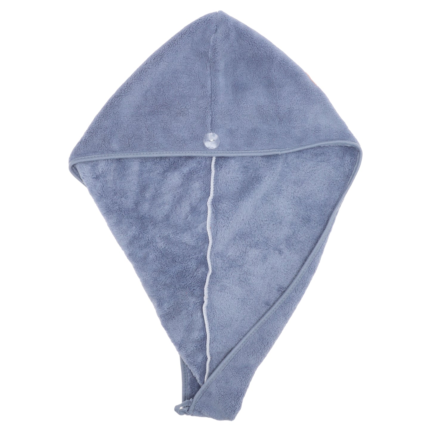 1 Pc Women Soft Side Flowers Hair Towel Wrap for Bathroom Blue