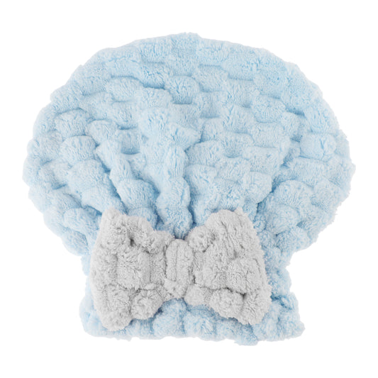 1 Pc Women Soft Comfortable Hair Drying Wrap Towel for Bathroom Blue