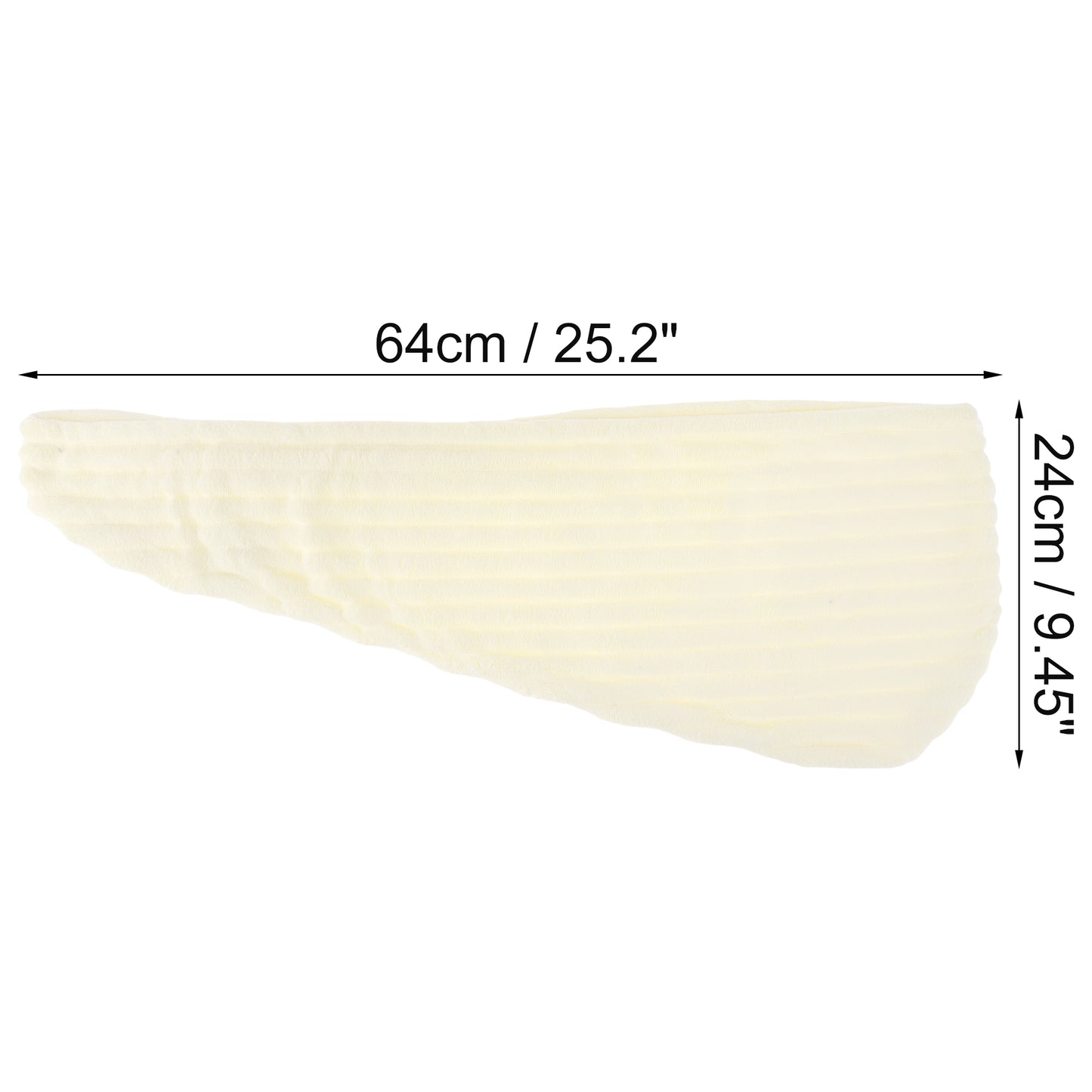 1 Pc Women Soft Thickening Hair Drying Wrap Towel for Bathroom Beige