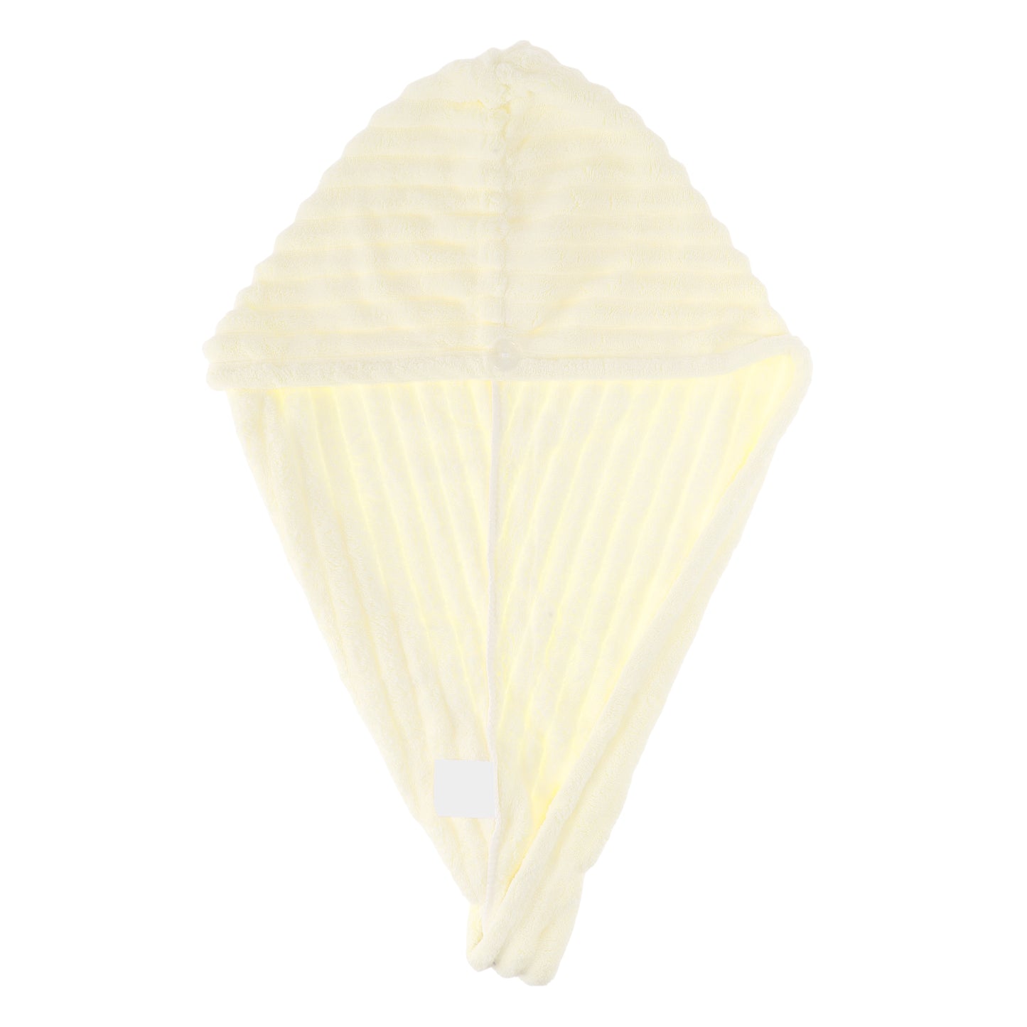 1 Pc Women Soft Thickening Hair Drying Wrap Towel for Bathroom Beige