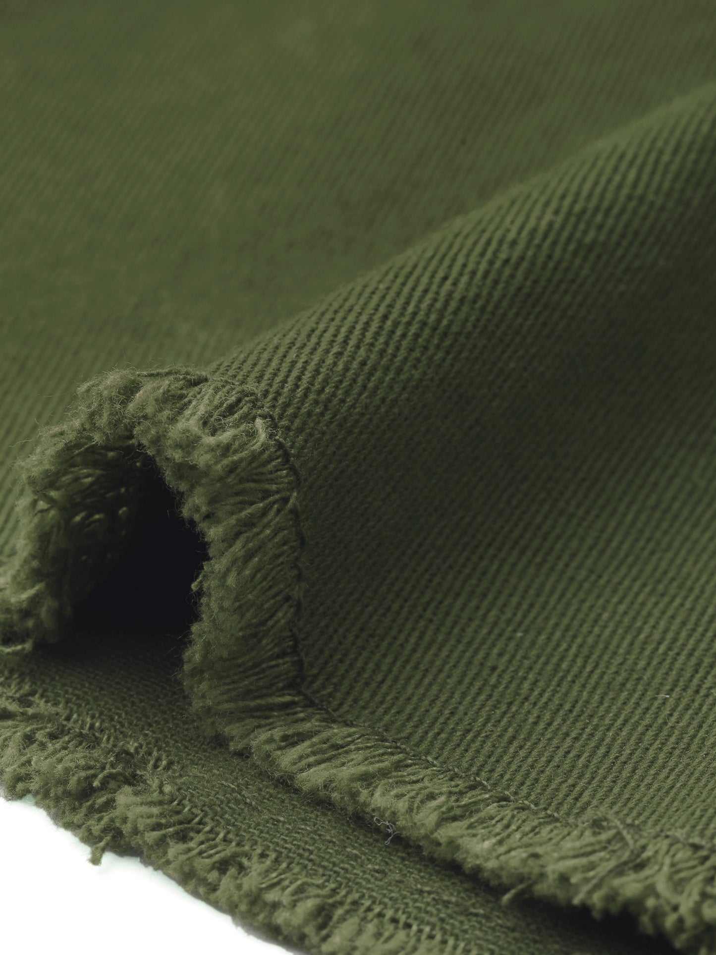 Falda vaquera informal desgastada hasta la rodilla para mujer