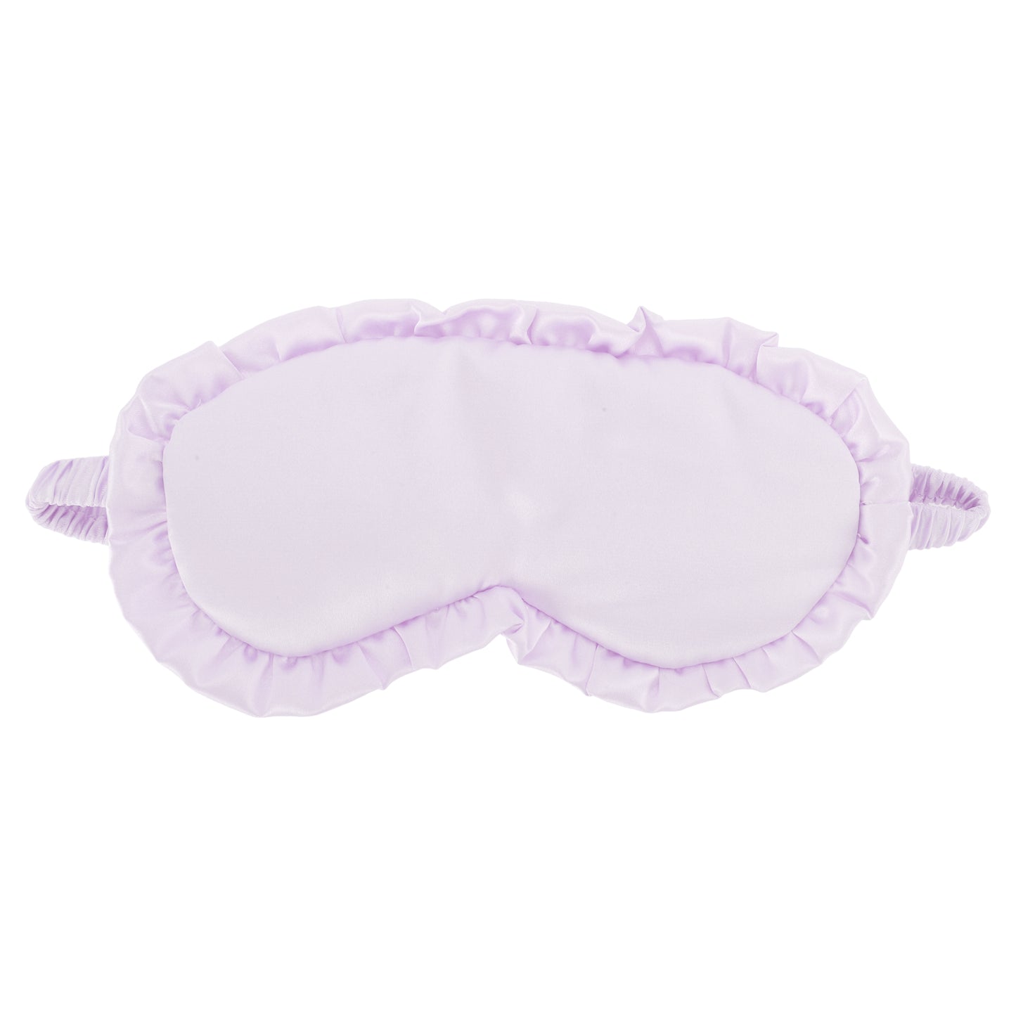 Soft Ruffle Sleep Mask Eye Shade Cover for Travel Light Purple