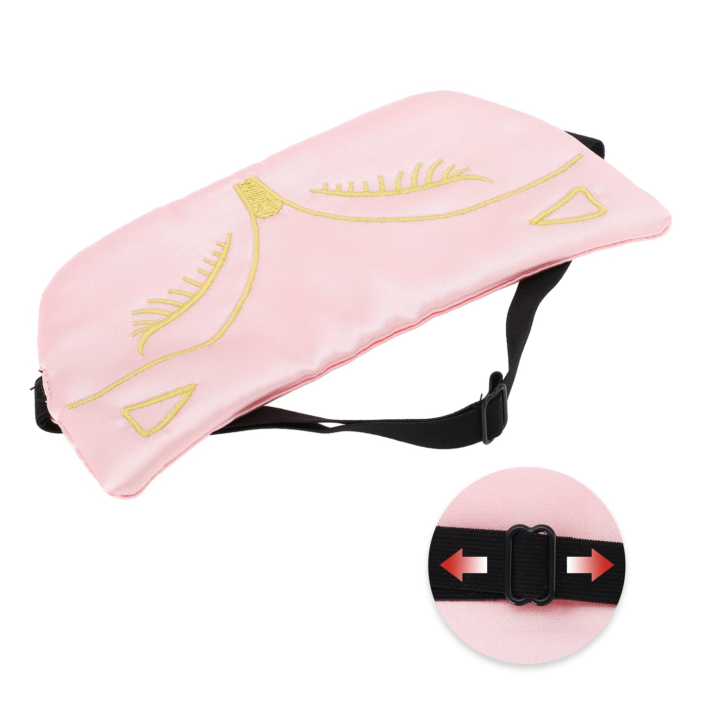 Soft Cartoon Fox Sleep Mask Eye Shade Cover for Travel Pink