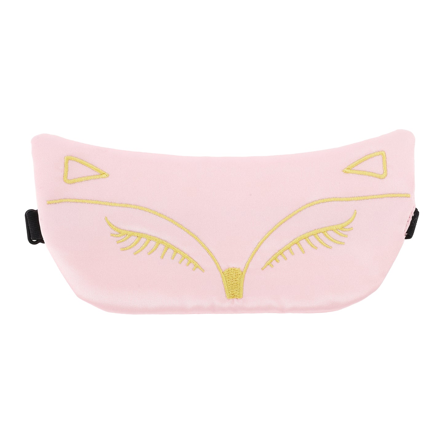 Soft Cartoon Fox Sleep Mask Eye Shade Cover for Travel Pink