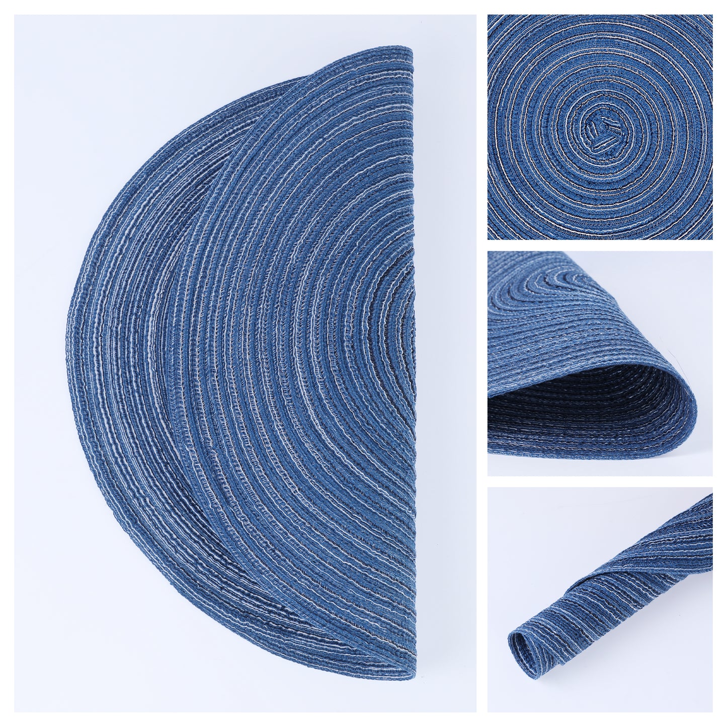 Farmhouse Placemats Set of 6 for Dining Table Decor Indoor Outdoor Washable Wipe Clean 15*15in