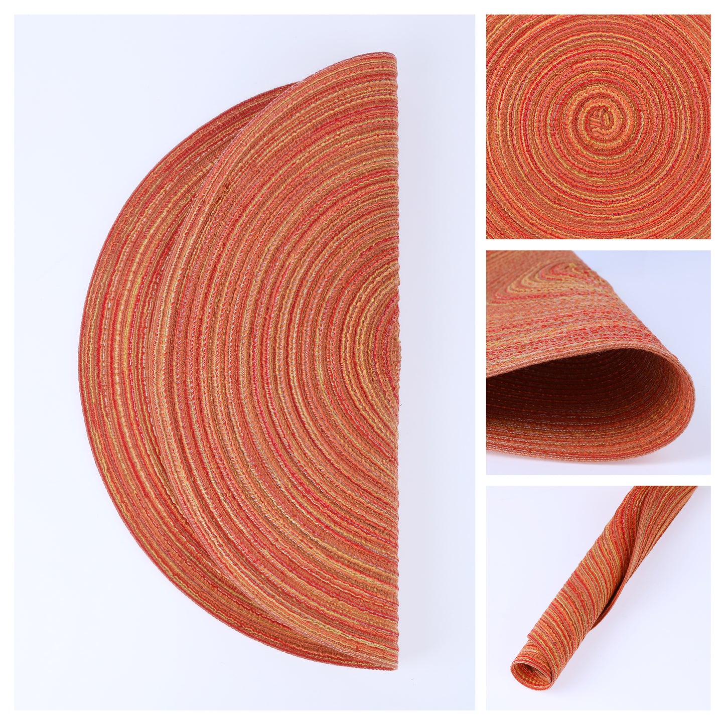 Farmhouse Placemats Set of 6 for Dining Table Decor Indoor Outdoor Washable Wipe Clean 15*15in