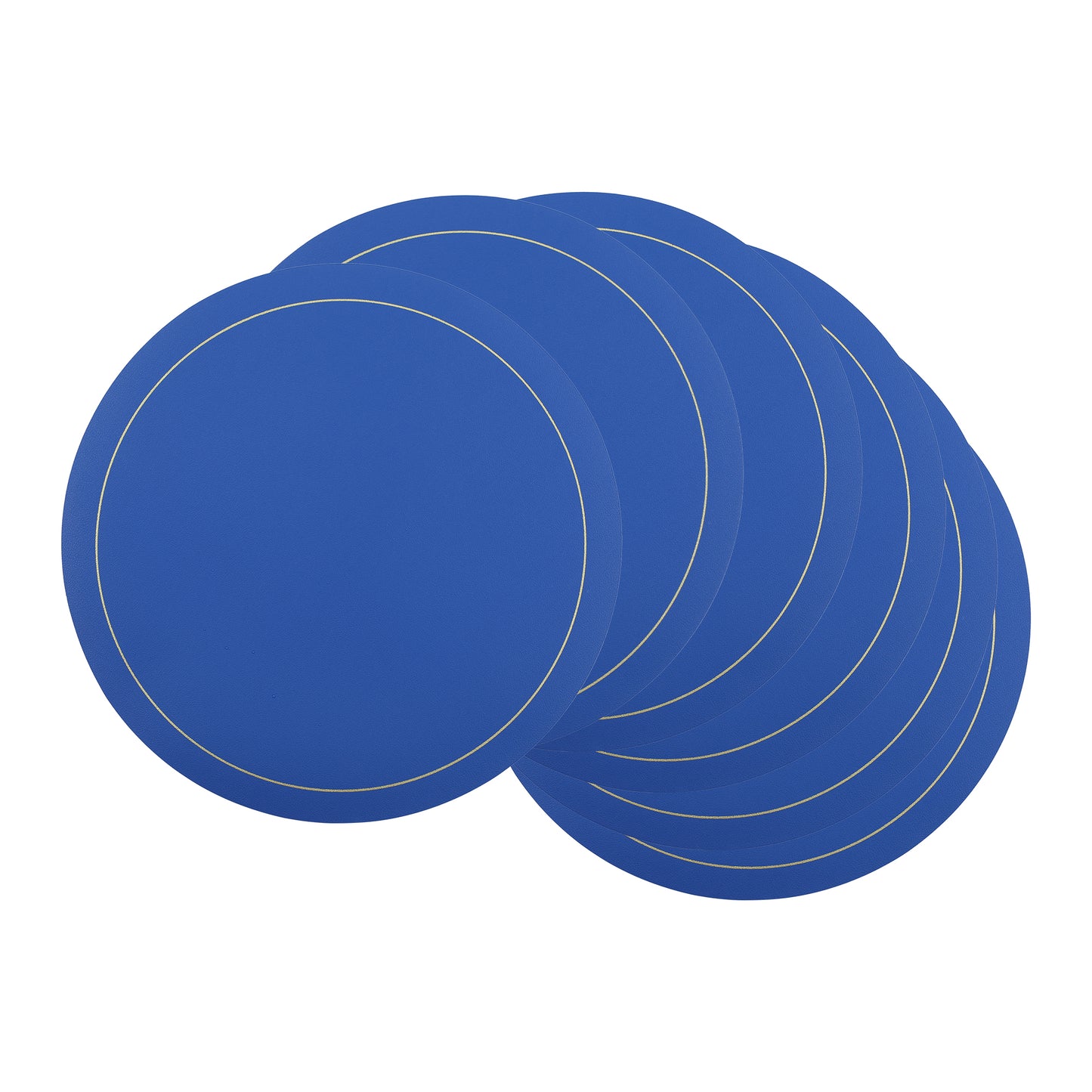 Juego de 8 manteles individuales de piel sintética para decoración de mesa de cocina, comedor, resistentes al calor y lavables, 33 x 33 cm