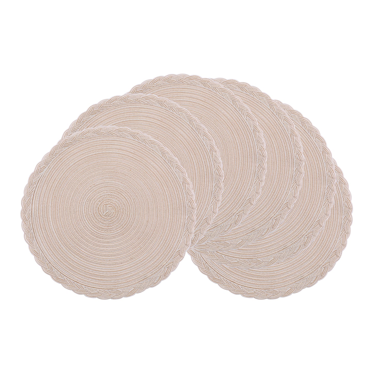 Rustic Placemats Set of 6 for Dining Table Decor Indoor Outdoor Washable Wipe Clean 15*15in