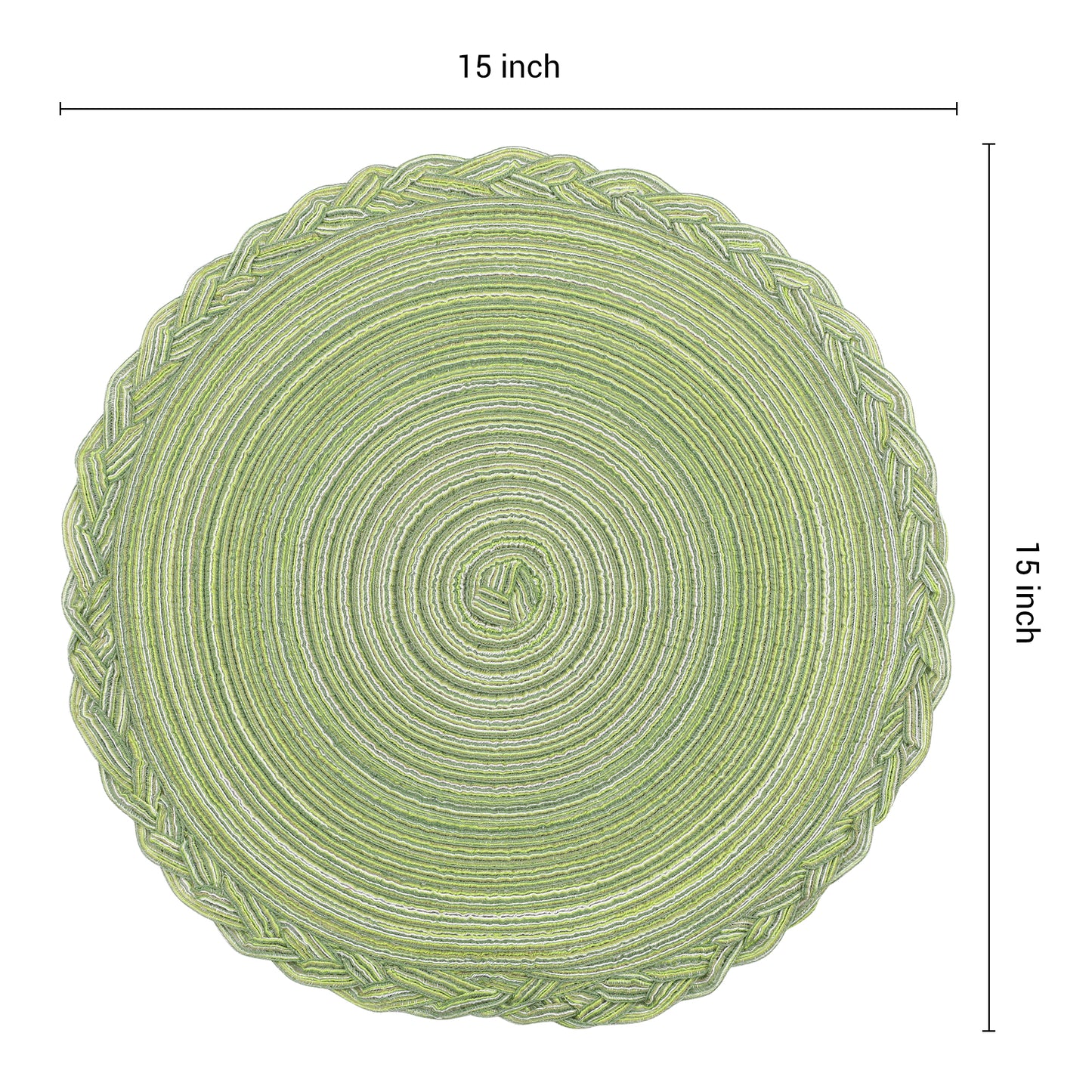 Rustic Placemats Set of 6 for Dining Table Decor Indoor Outdoor Washable Wipe Clean 15*15in