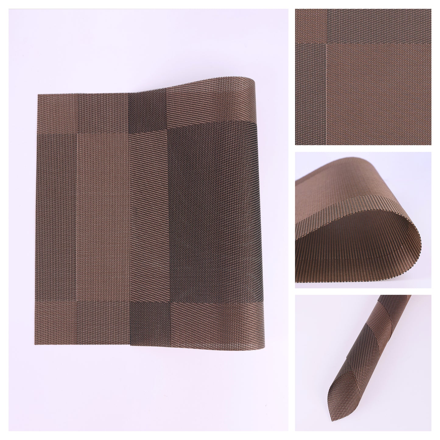 Placemats Set of 8, for Kitchen Dining Table Decor Washable Wipeable 18*12in