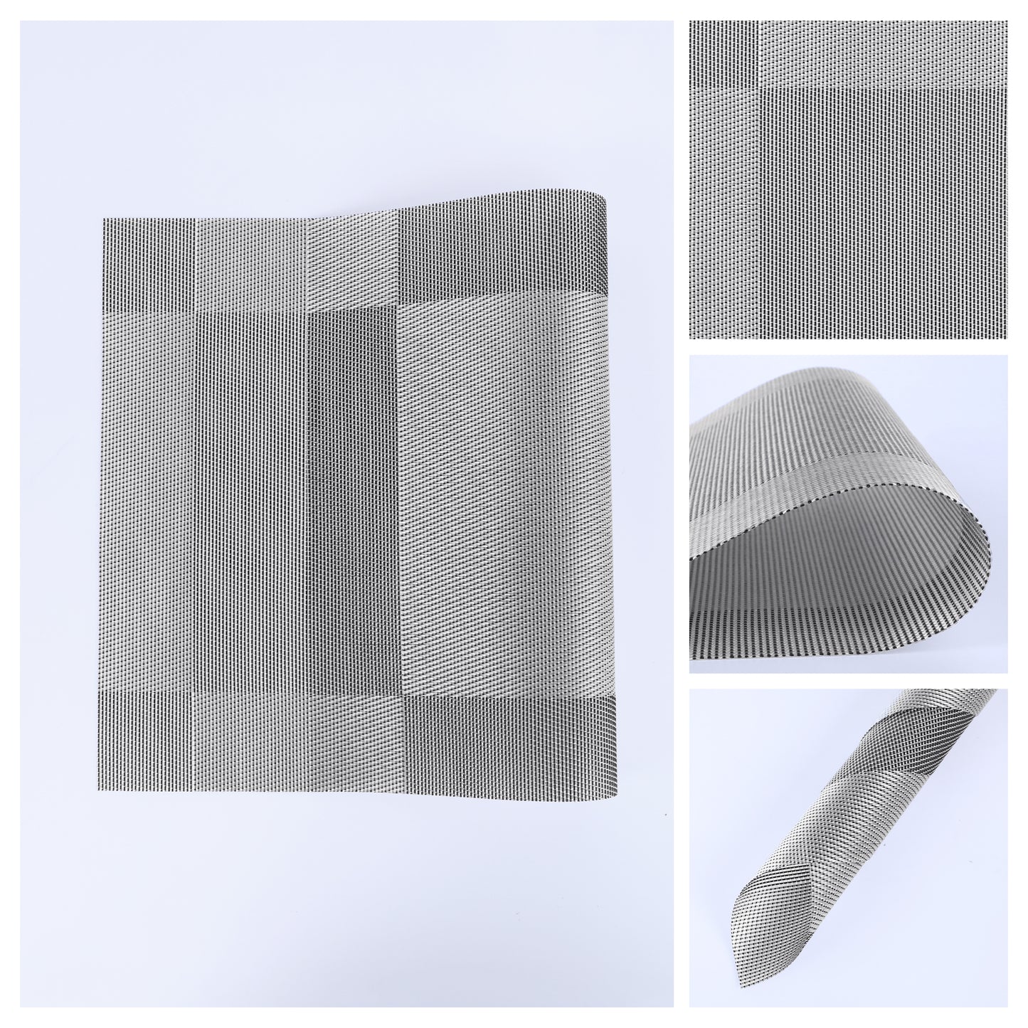 Placemats Set of 8, for Kitchen Dining Table Decor Washable Wipeable 18*12in